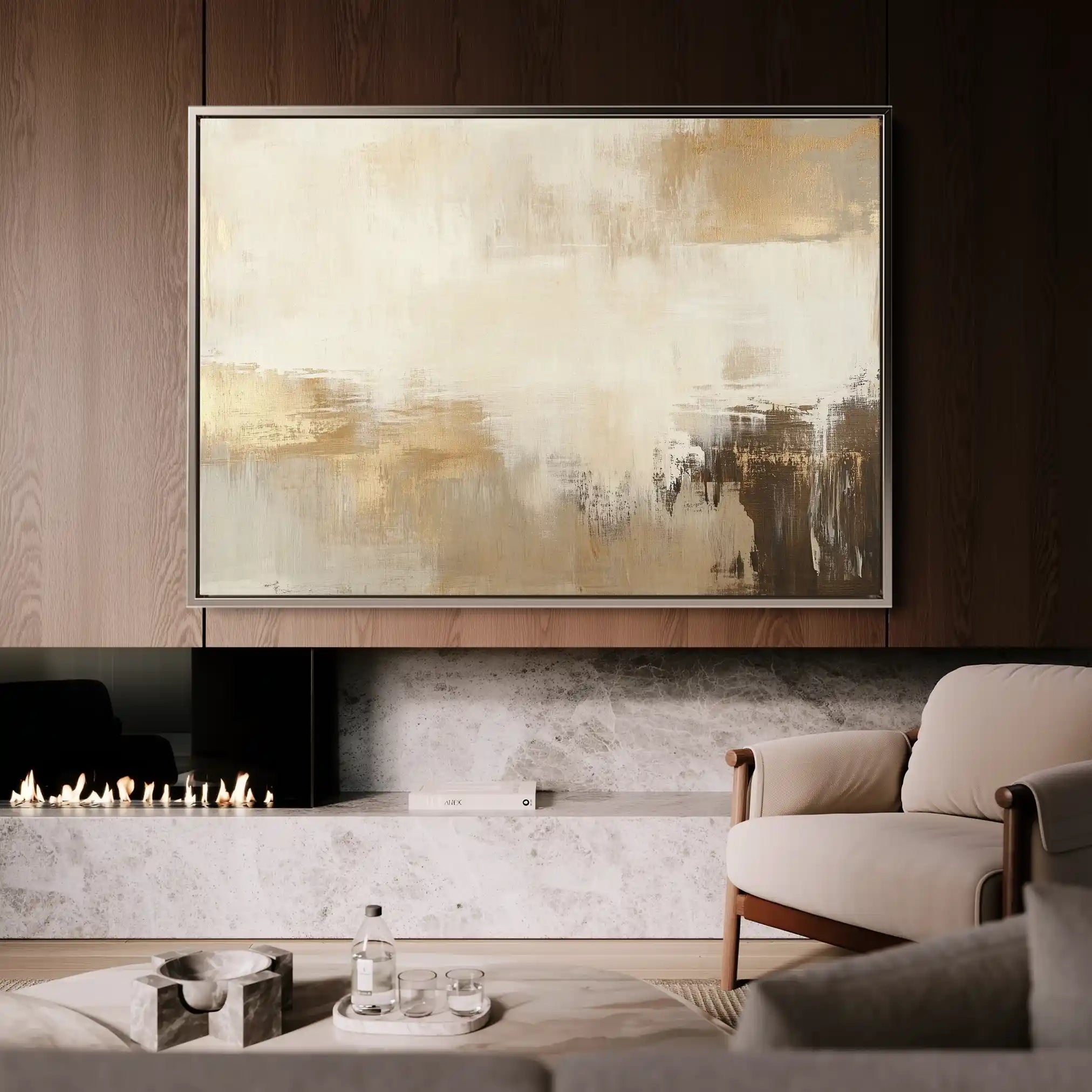 Abstract 293 Canvas Art 60 x 40 cm / Stretched on hidden frame