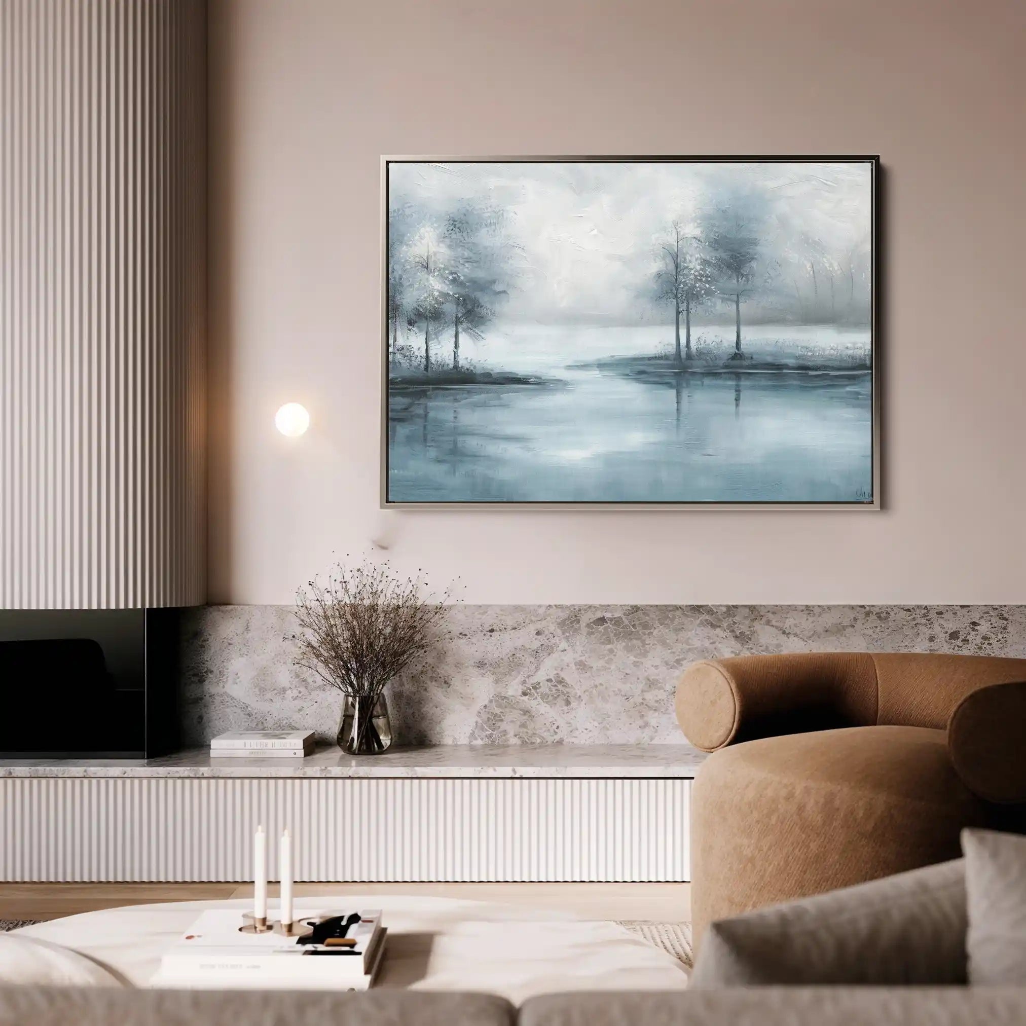 Floral Canvas Wall Art WAD293-F 90 x 60 cm / Stretched on hidden frame