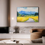 Landscape 293 Canvas Art 90 x 60 cm / Stretched on hidden frame