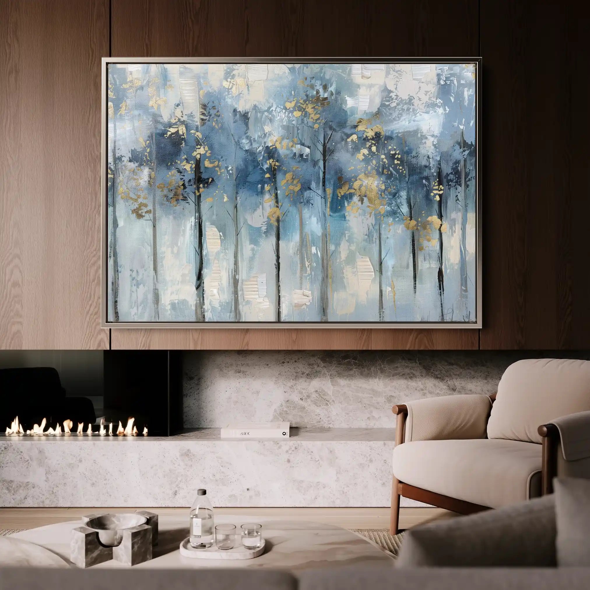 Floral Canvas Wall Art WAD294-F 90 x 60 cm / Stretched on hidden frame