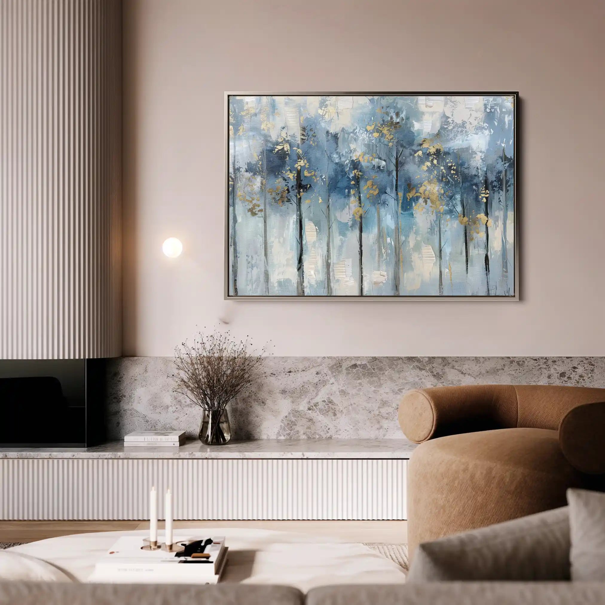 Floral Canvas Wall Art WAD294-F 90 x 60 cm / Stretched on hidden frame