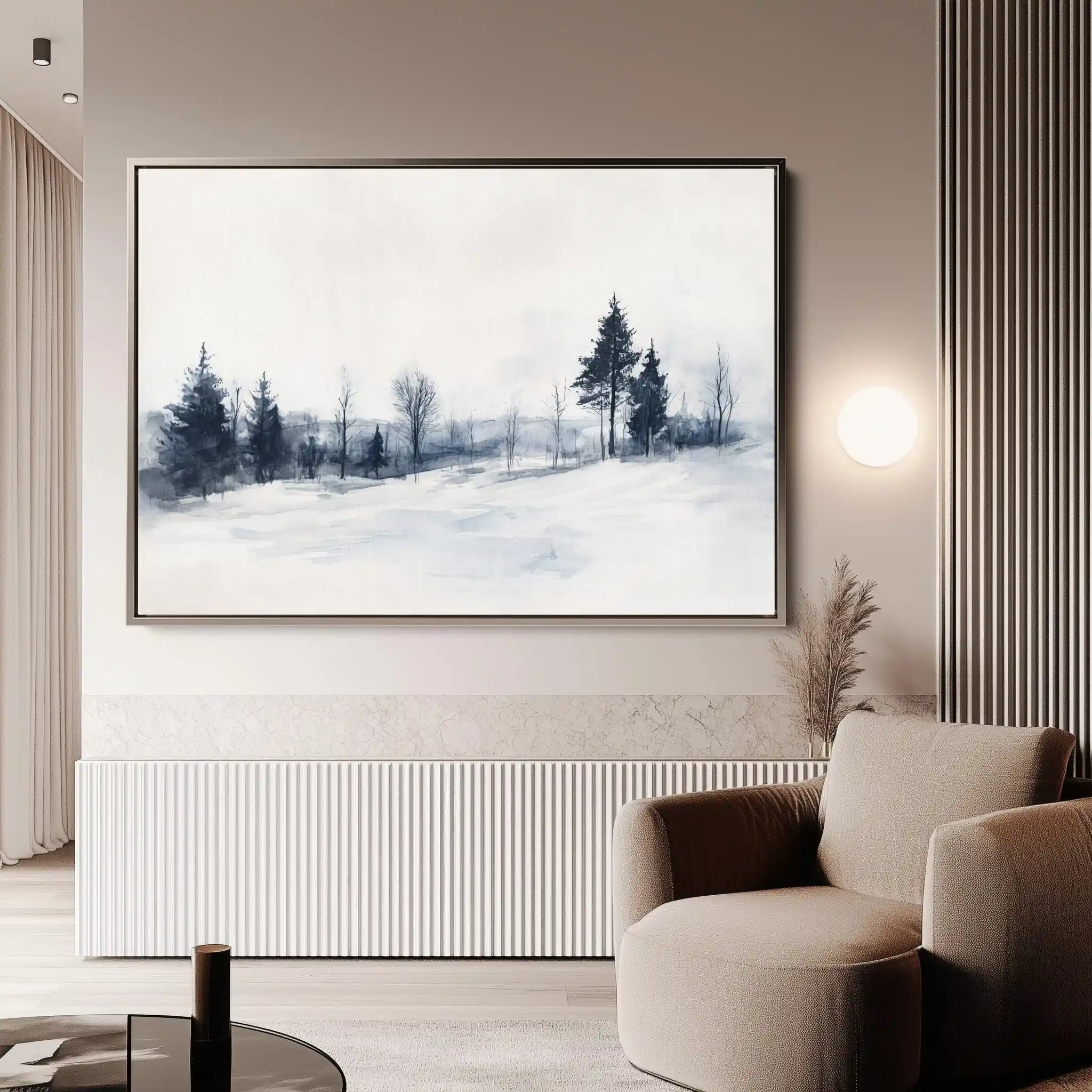 Landscape 294 Canvas Art 90 x 60 cm / Stretched on hidden frame