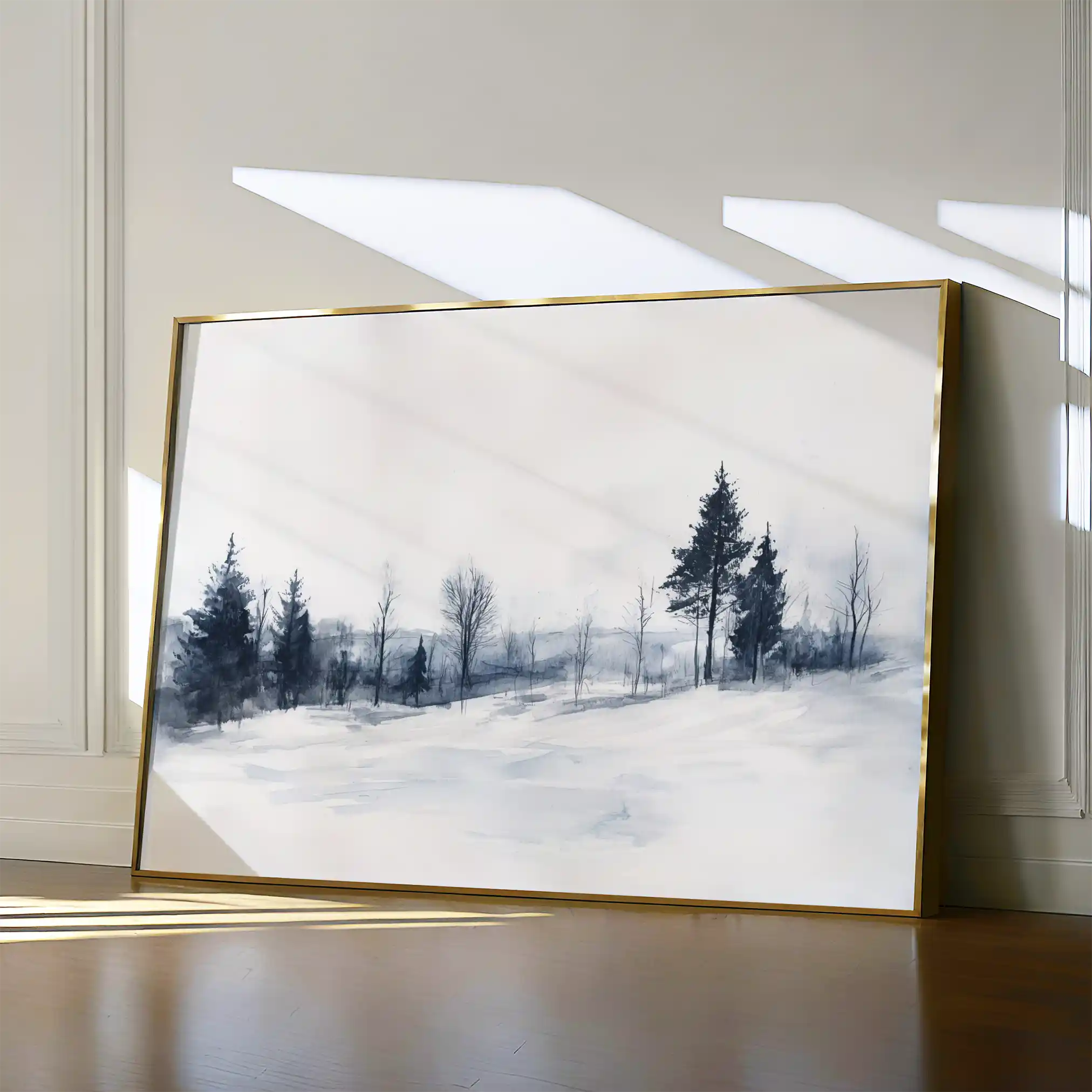 Landscape 294 Canvas Art 90 x 60 cm / Stretched on hidden frame