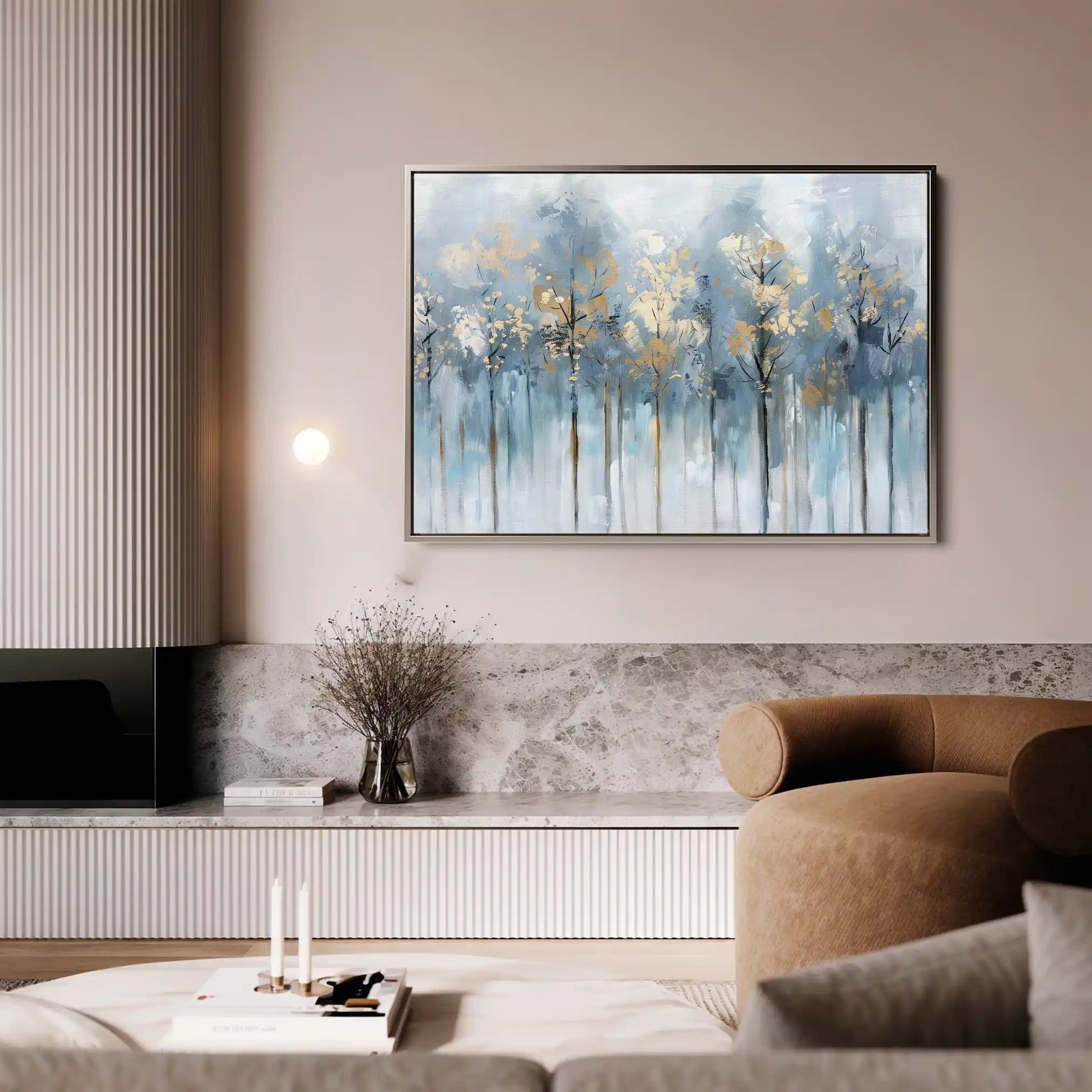 Floral Canvas Wall Art WAD295-F 90 x 60 cm / Stretched on hidden frame