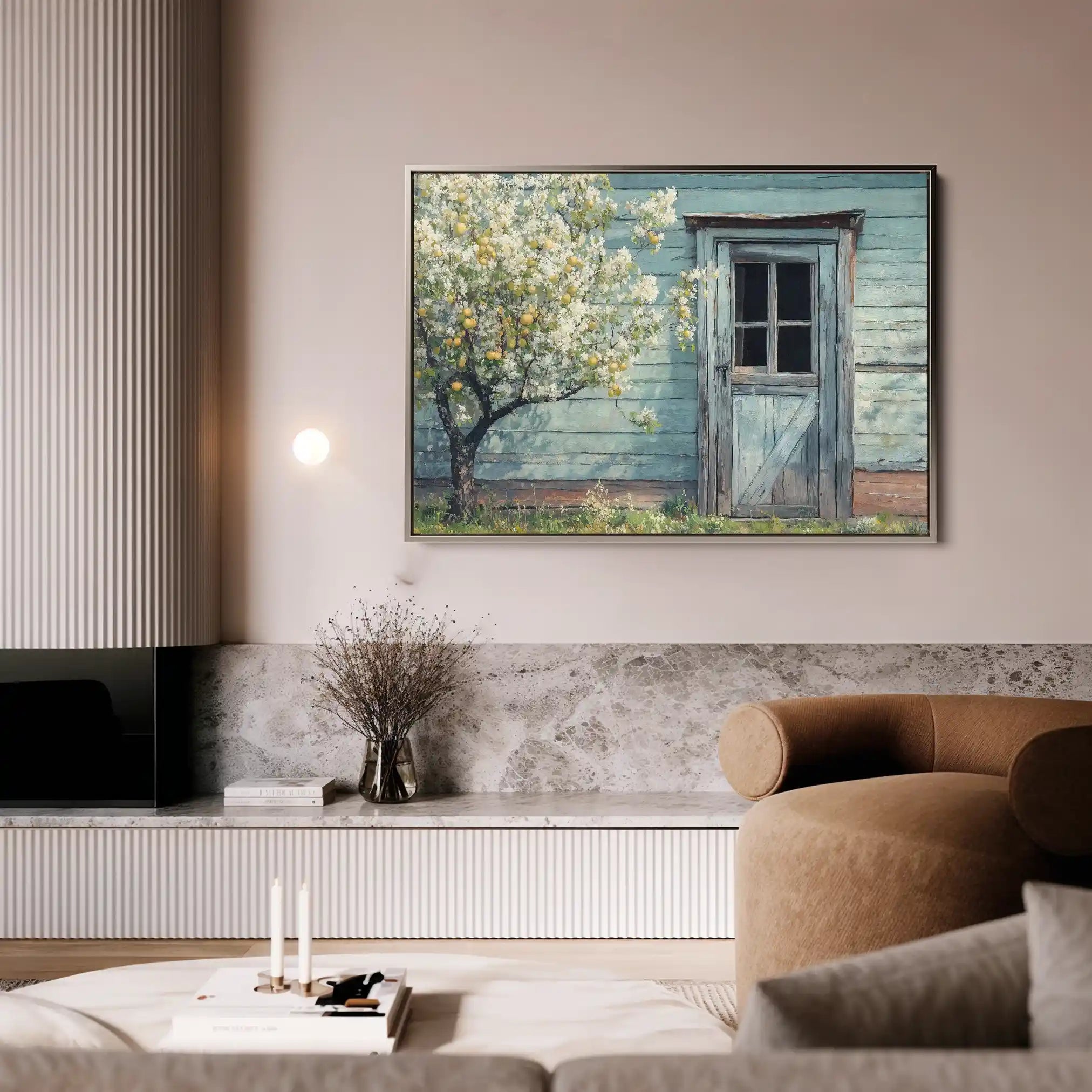 Landscape 295 Canvas Art 90 x 60 cm / Stretched on hidden frame