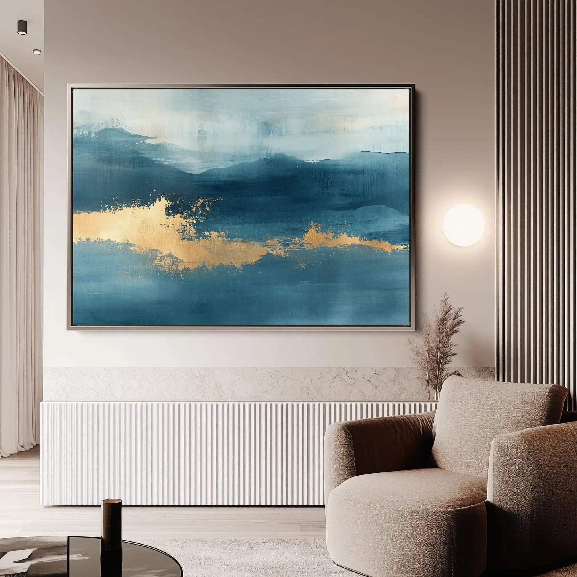 Abstract 296 Canvas Art 60 x 40 cm / Stretched on hidden frame