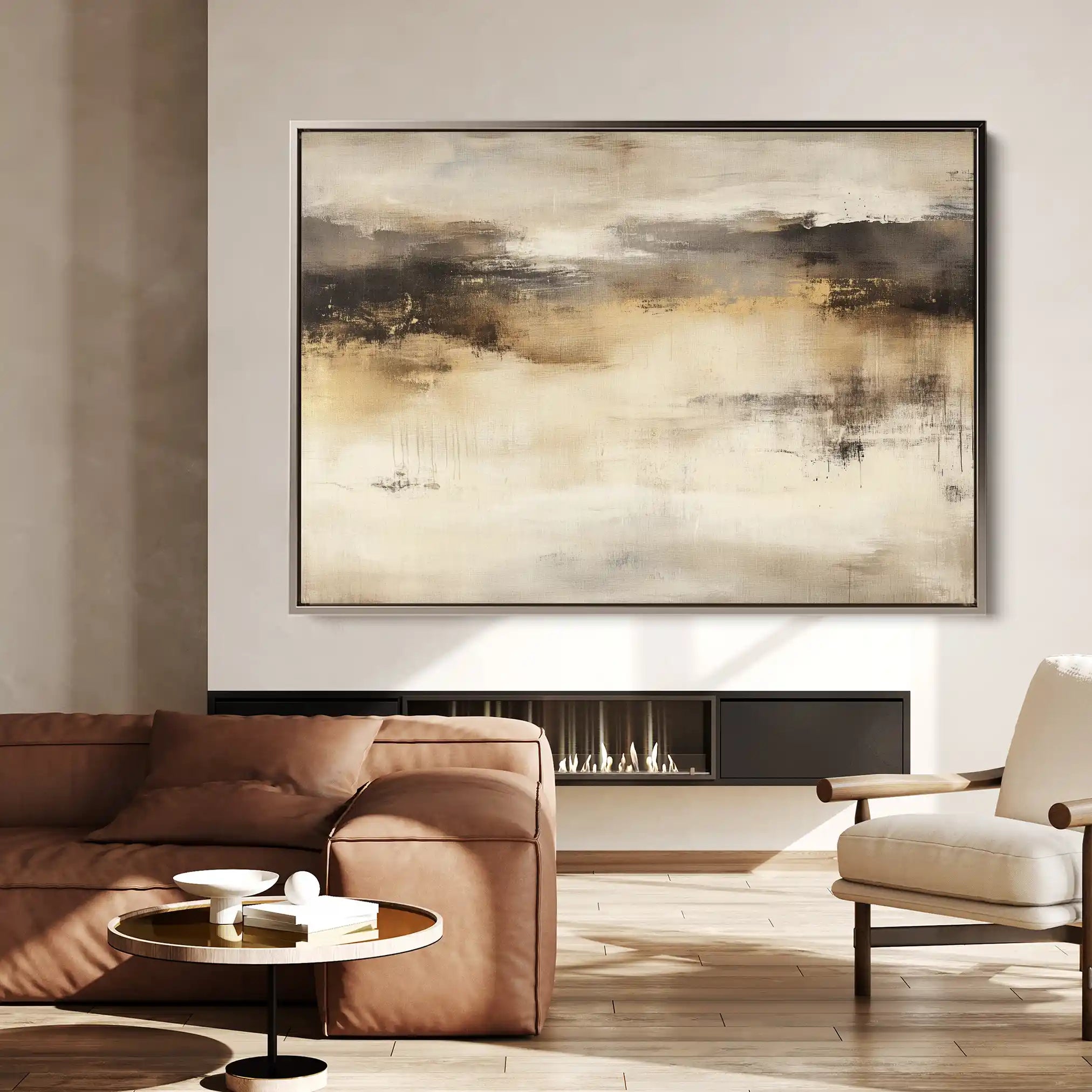 Abstract 297 Canvas Art 60 x 40 cm / Stretched on hidden frame