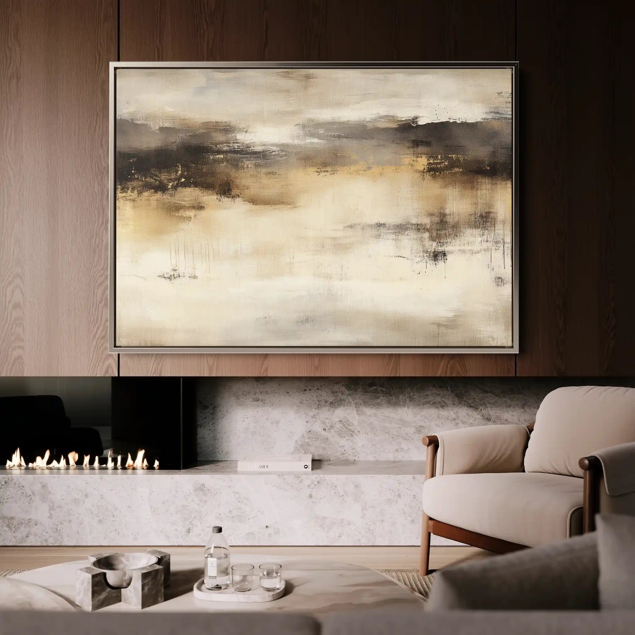 Abstract 297 Canvas Art 60 x 40 cm / Stretched on hidden frame