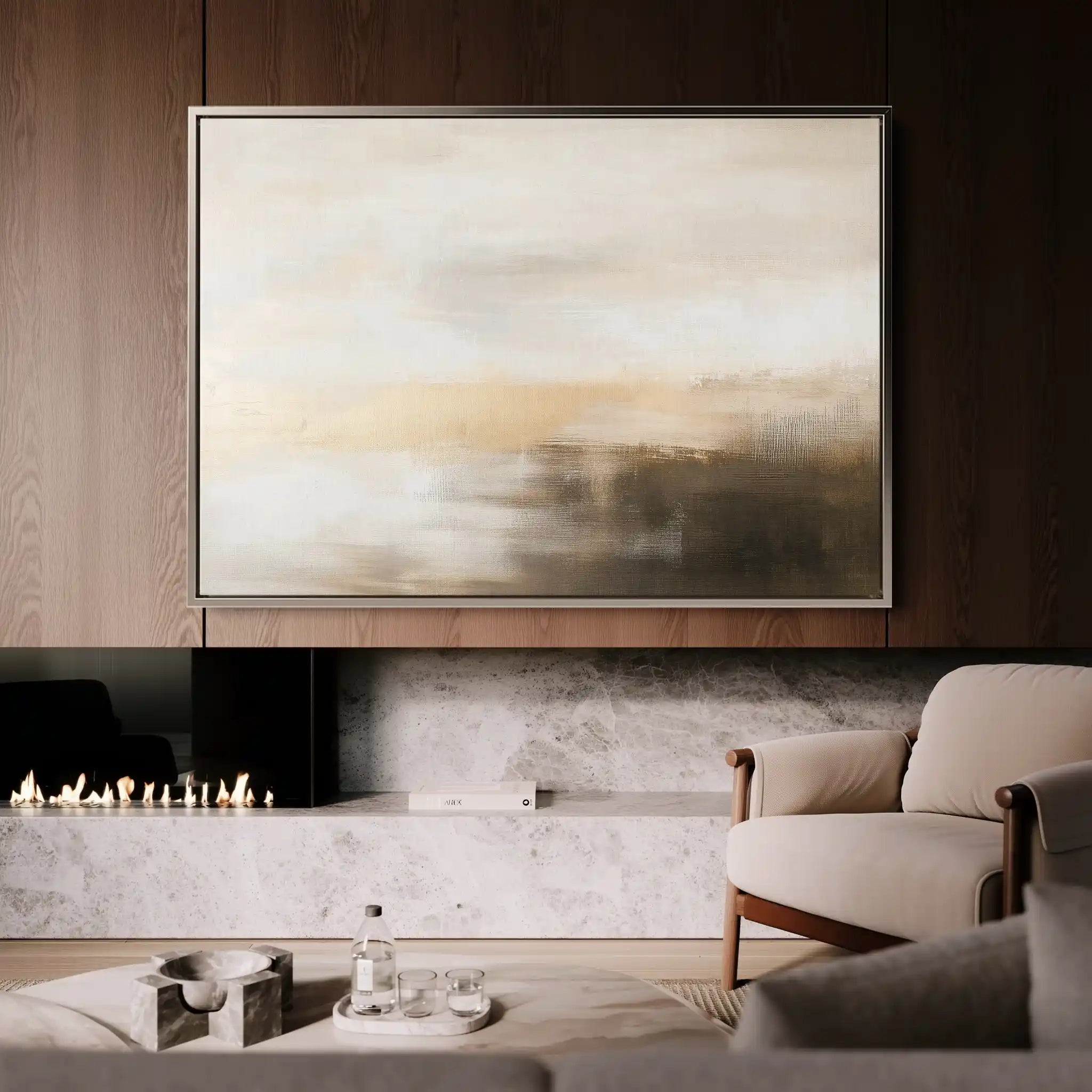 Abstract 298 Canvas Art 60 x 40 cm / Stretched on hidden frame