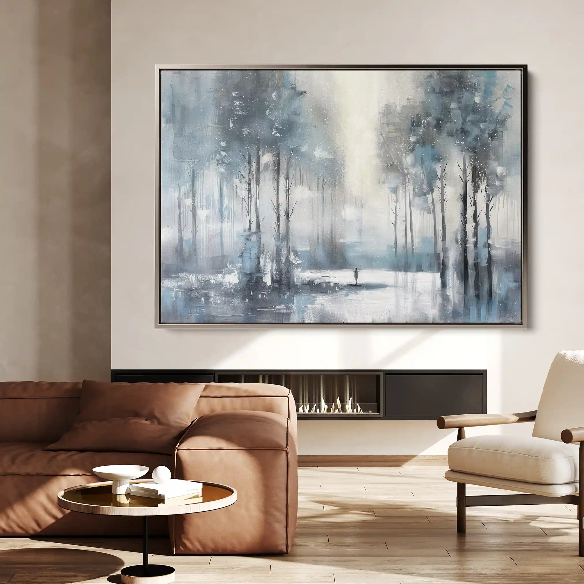 Floral Canvas Wall Art WAD298-F 90 x 60 cm / Stretched on hidden frame