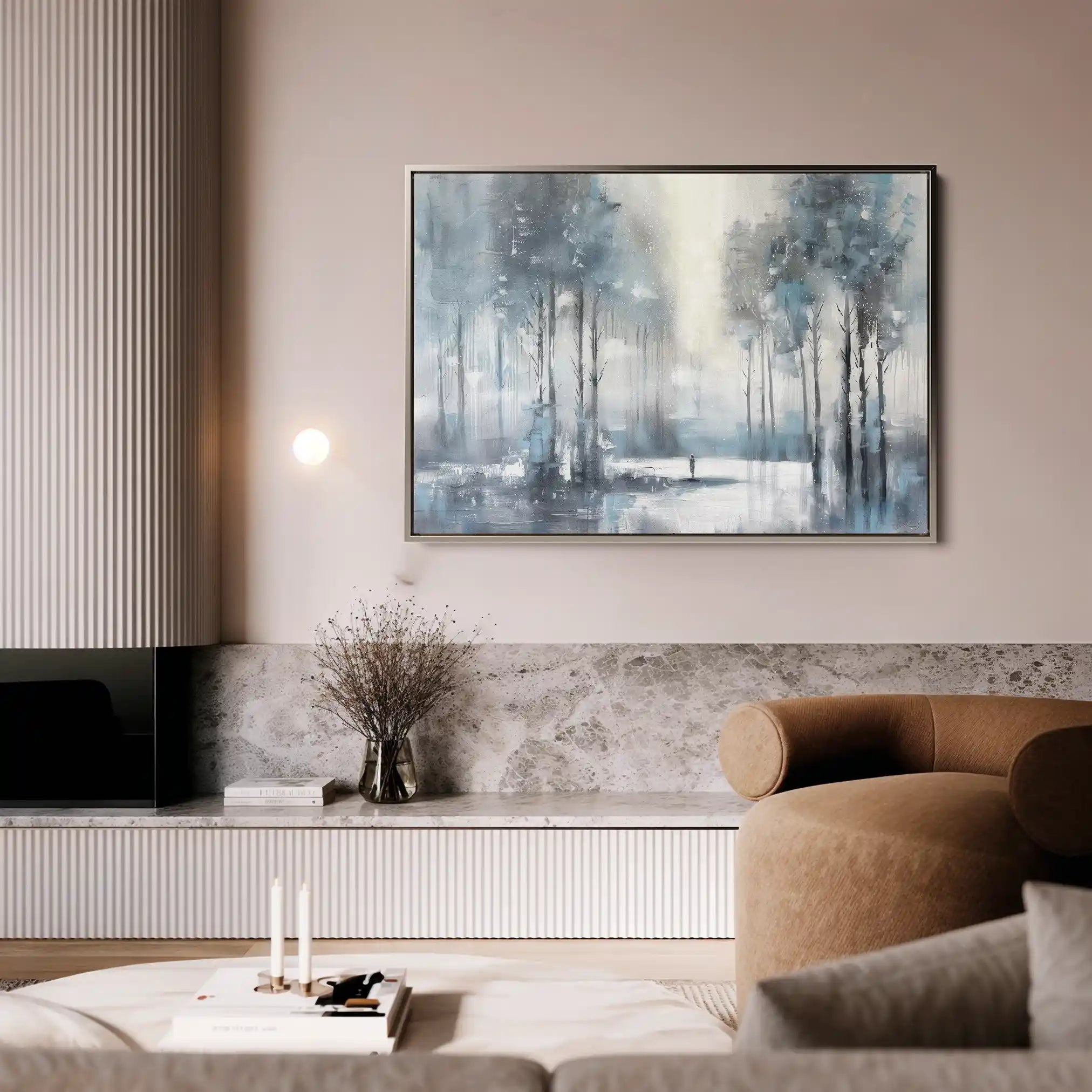 Floral Canvas Wall Art WAD298-F 90 x 60 cm / Stretched on hidden frame