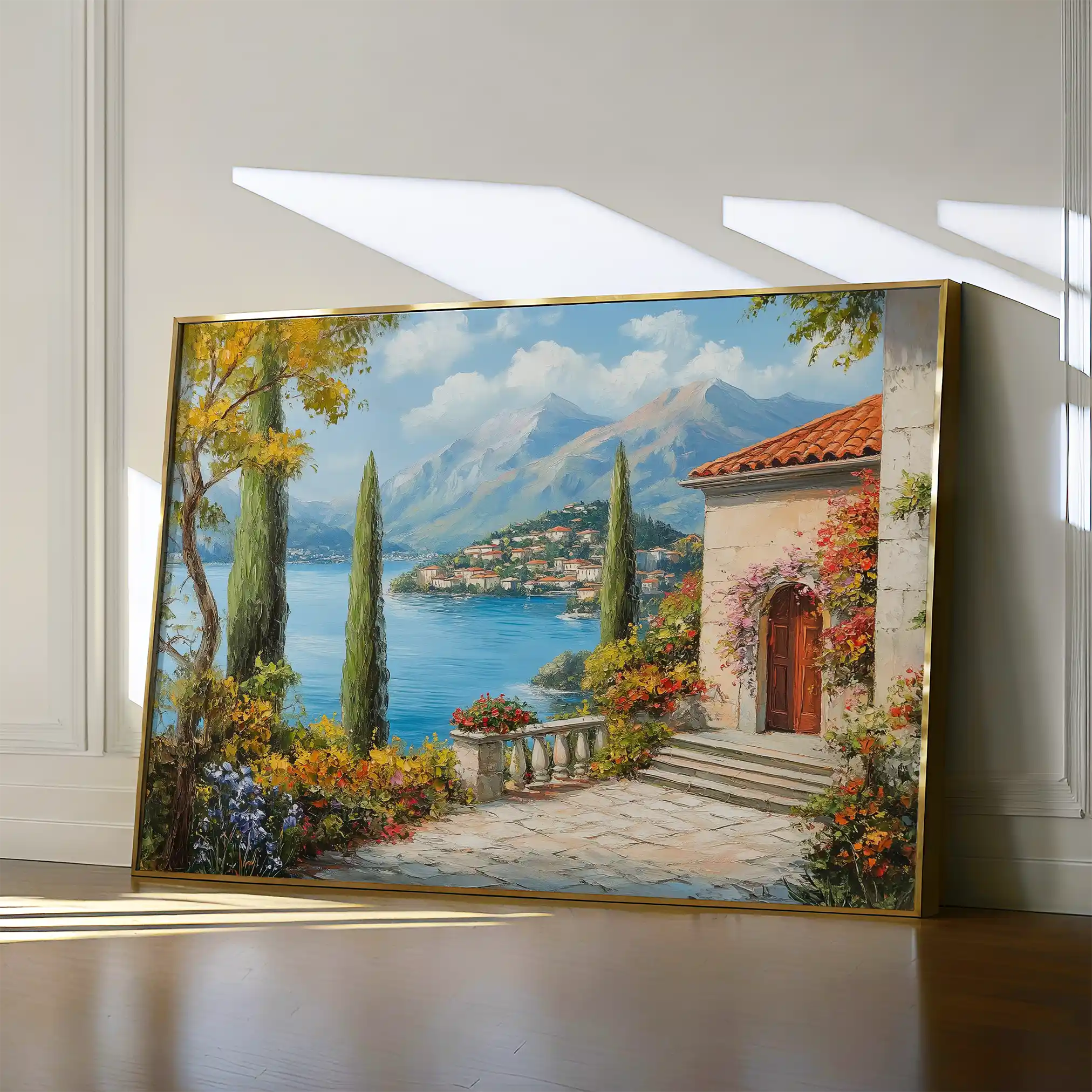 Landscape 298 Canvas Art 90 x 60 cm / Stretched on hidden frame