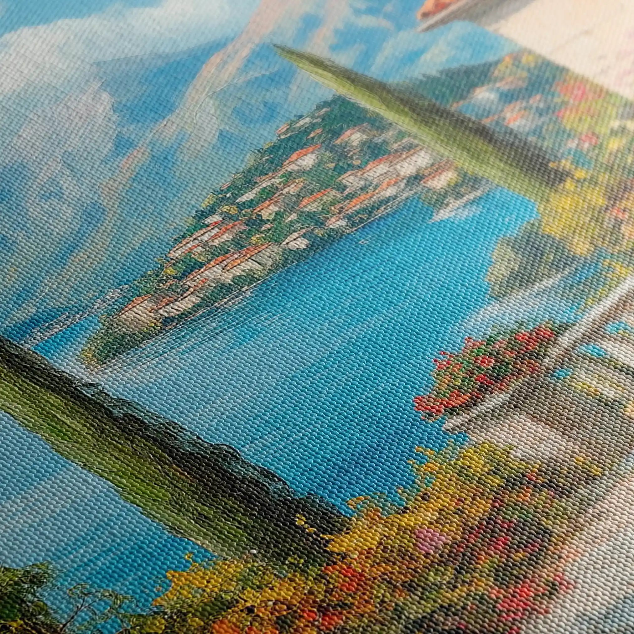 Landscape 298 Canvas Art 90 x 60 cm / Stretched on hidden frame