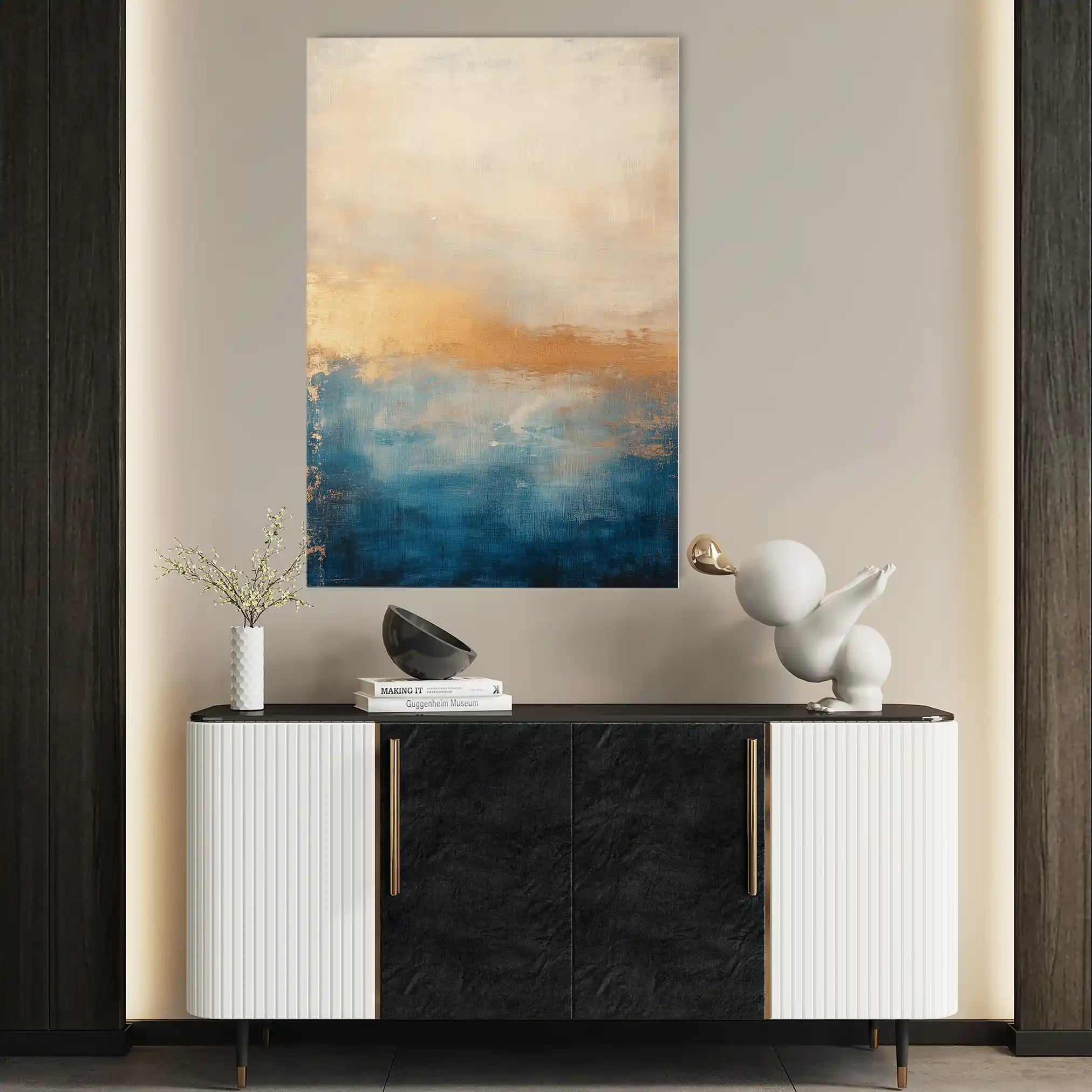 Abstract 299 Canvas Art 60 x 40 cm / Stretched on hidden frame