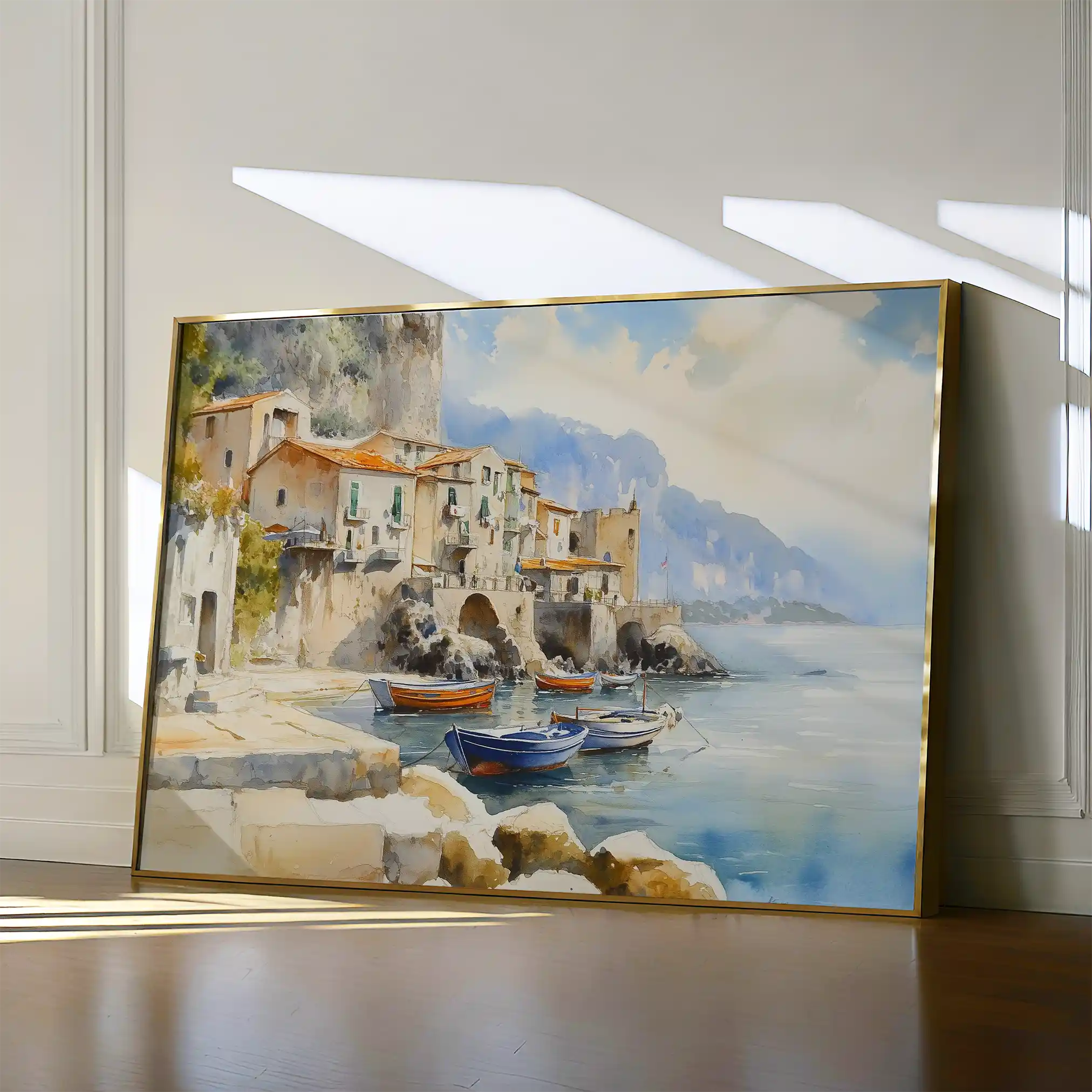 Landscape 299 Canvas Art 90 x 60 cm / Stretched on hidden frame