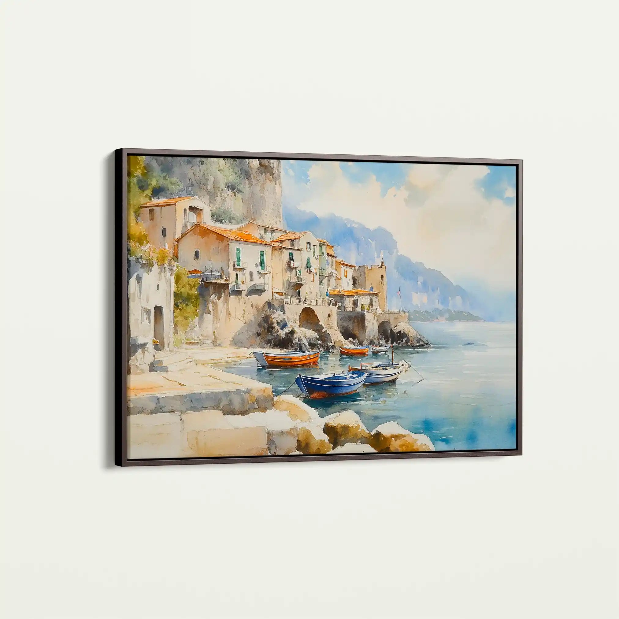 Landscape 299 Canvas Art 90 x 60 cm / Stretched on hidden frame