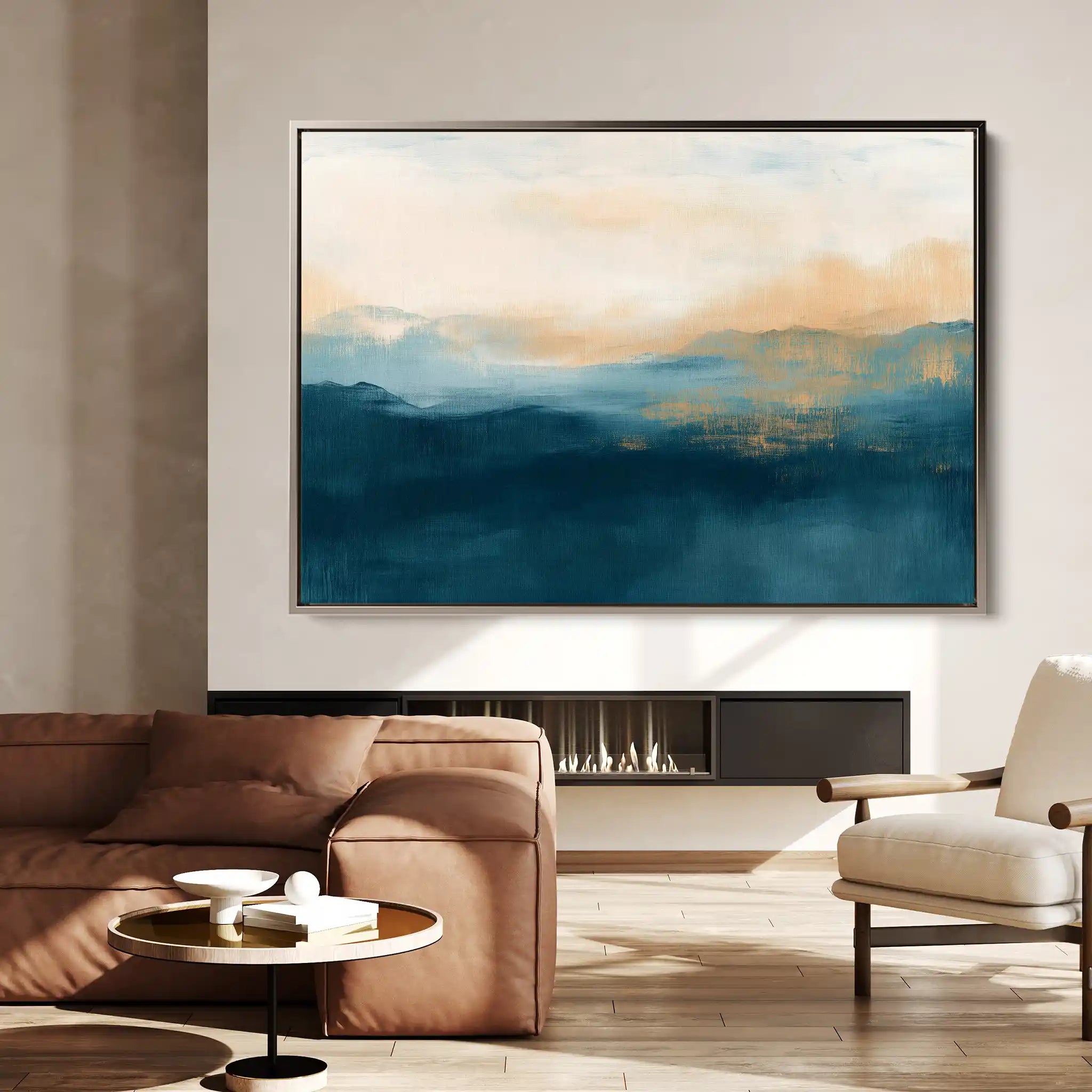 Abstract 300 Canvas Art 60 x 40 cm / Stretched on hidden frame