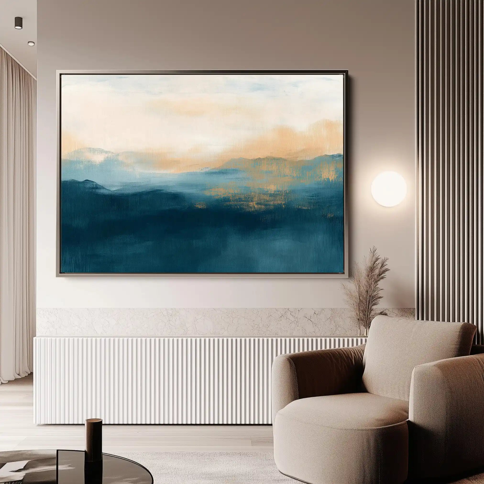 Abstract 300 Canvas Art 60 x 40 cm / Stretched on hidden frame