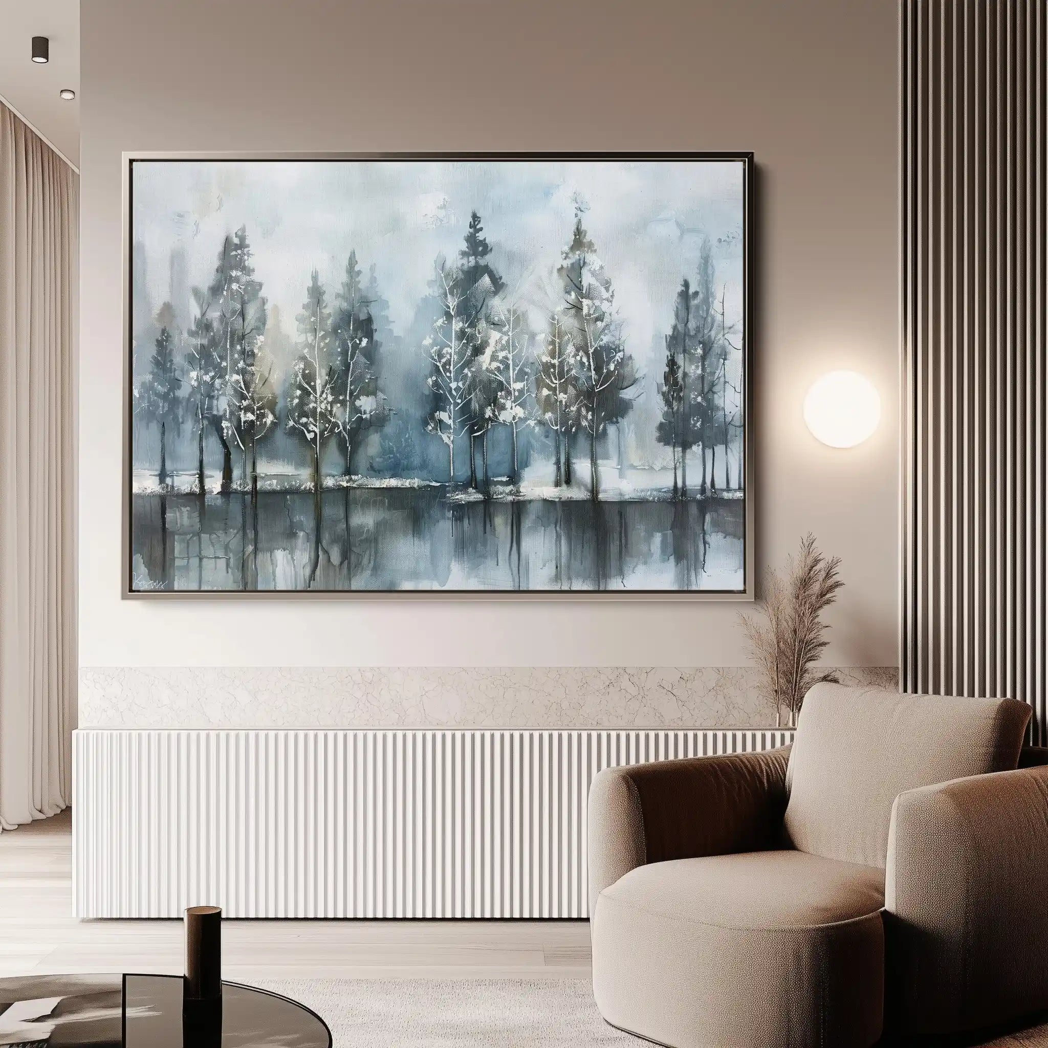 Floral Canvas Wall Art WAD300-F 90 x 60 cm / Stretched on hidden frame