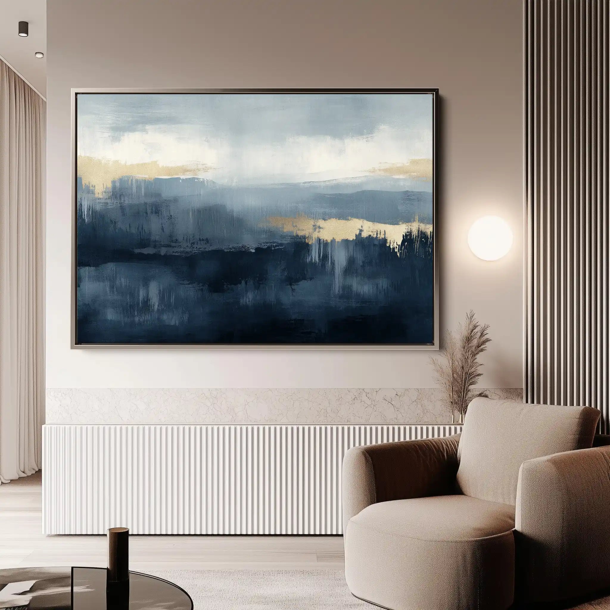 Abstract 301 Canvas Art 60 x 40 cm / Stretched on hidden frame