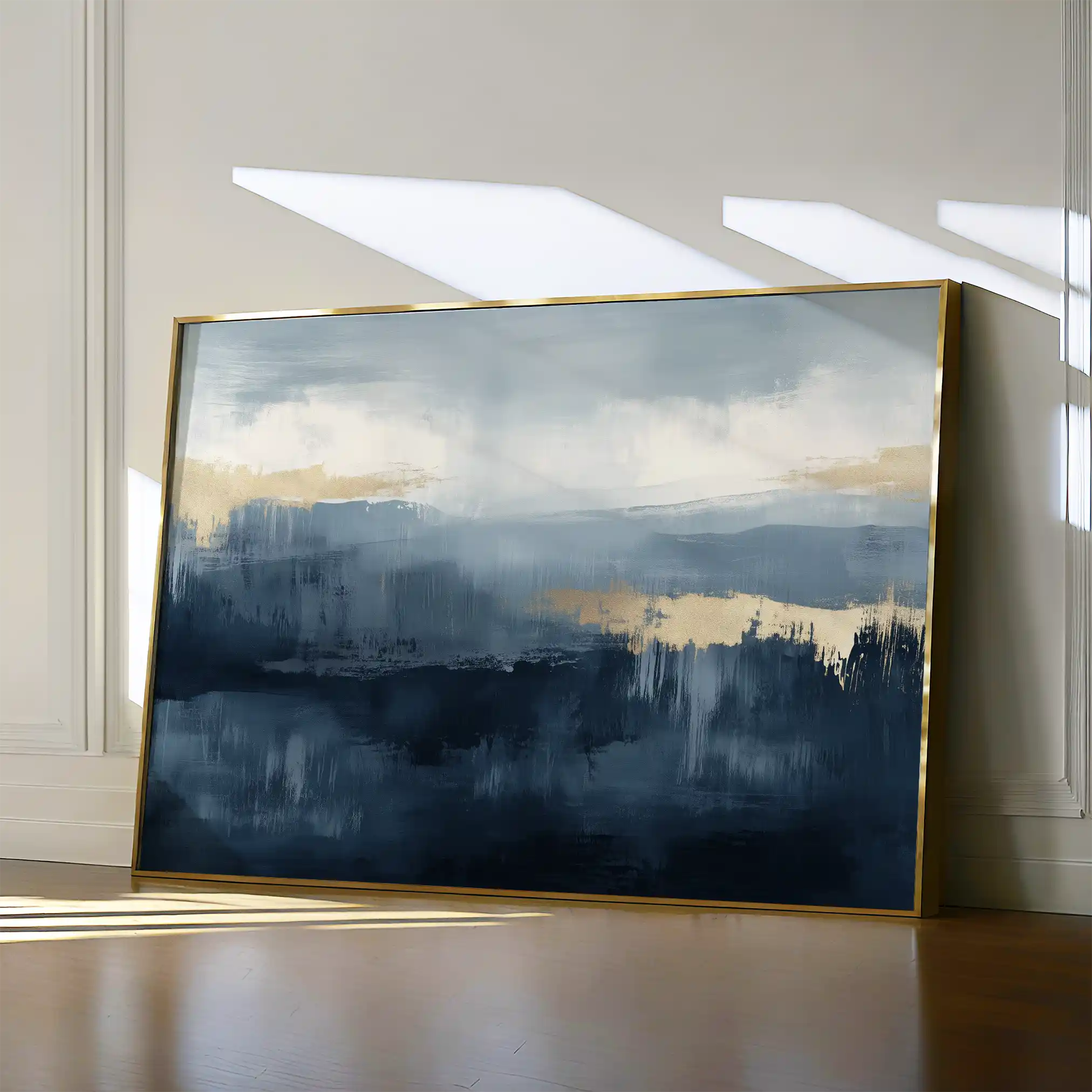 Abstract 301 Canvas Art 60 x 40 cm / Stretched on hidden frame