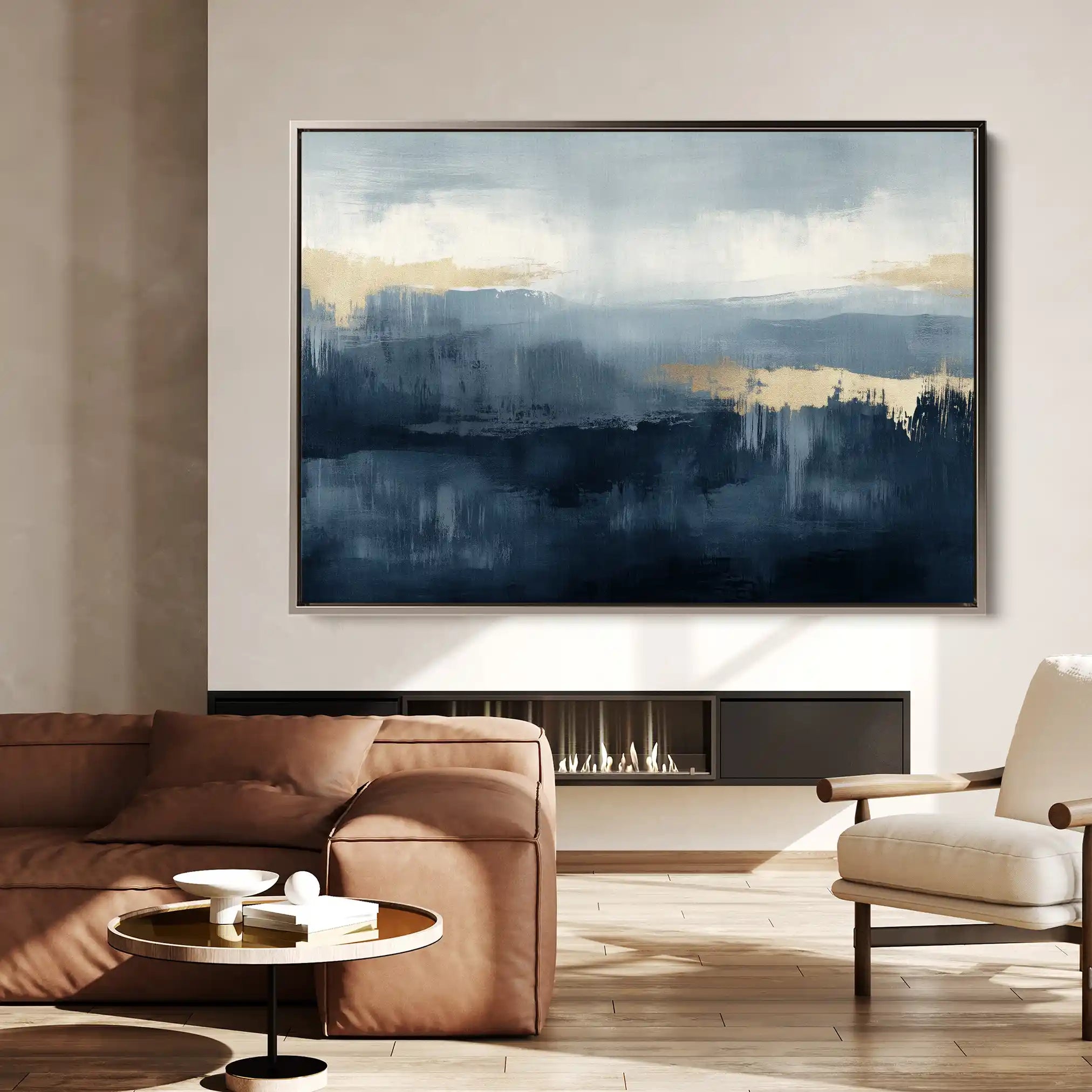 Abstract 301 Canvas Art 60 x 40 cm / Stretched on hidden frame