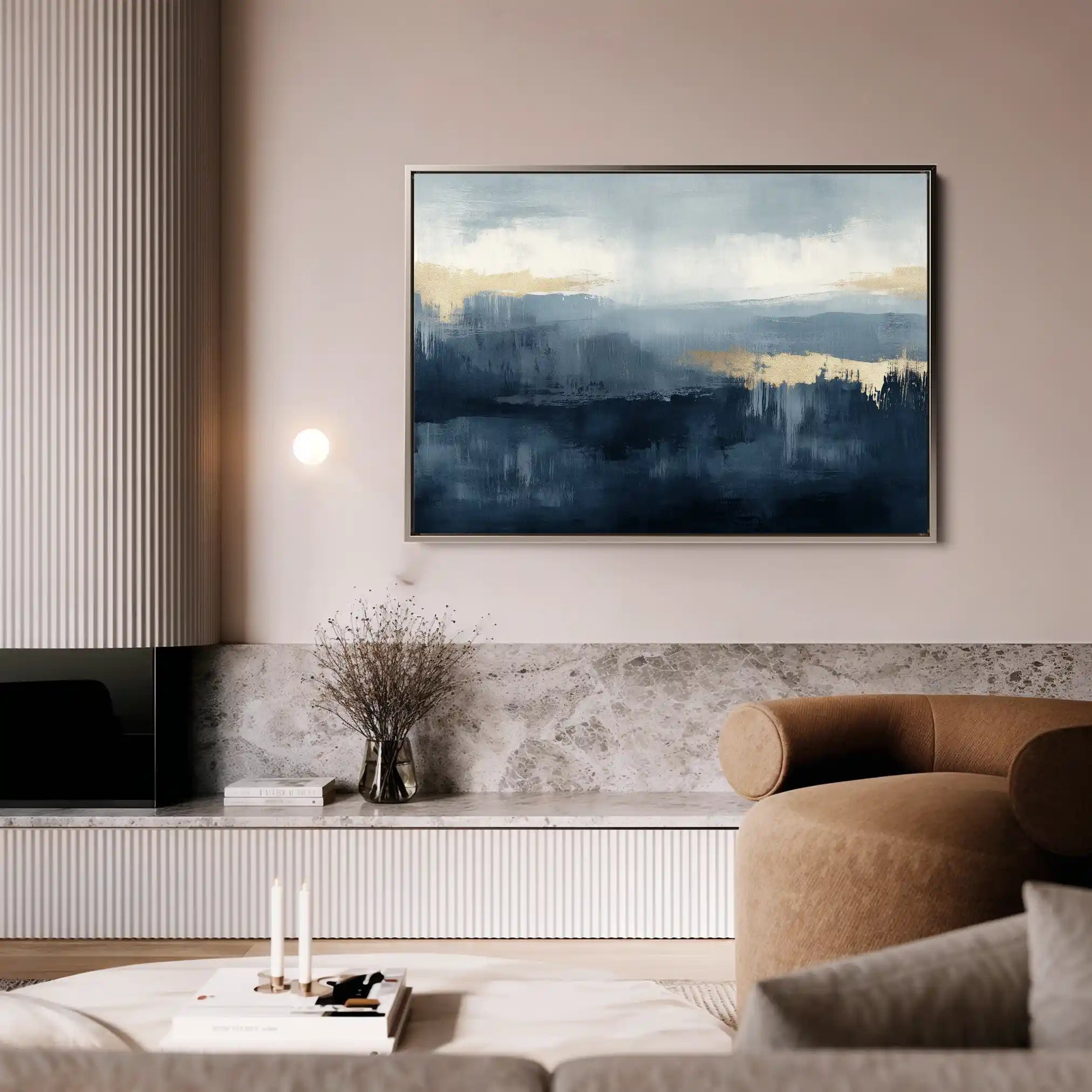 Abstract 301 Canvas Art 60 x 40 cm / Stretched on hidden frame