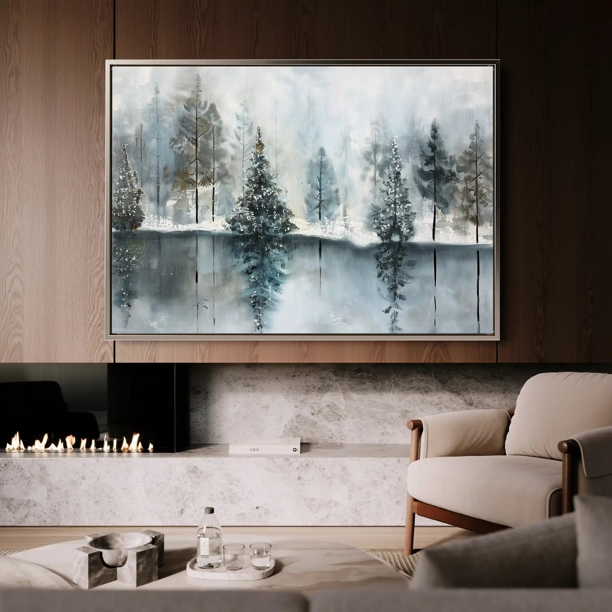 Floral Canvas Wall Art WAD301-F 90 x 60 cm / Stretched on hidden frame