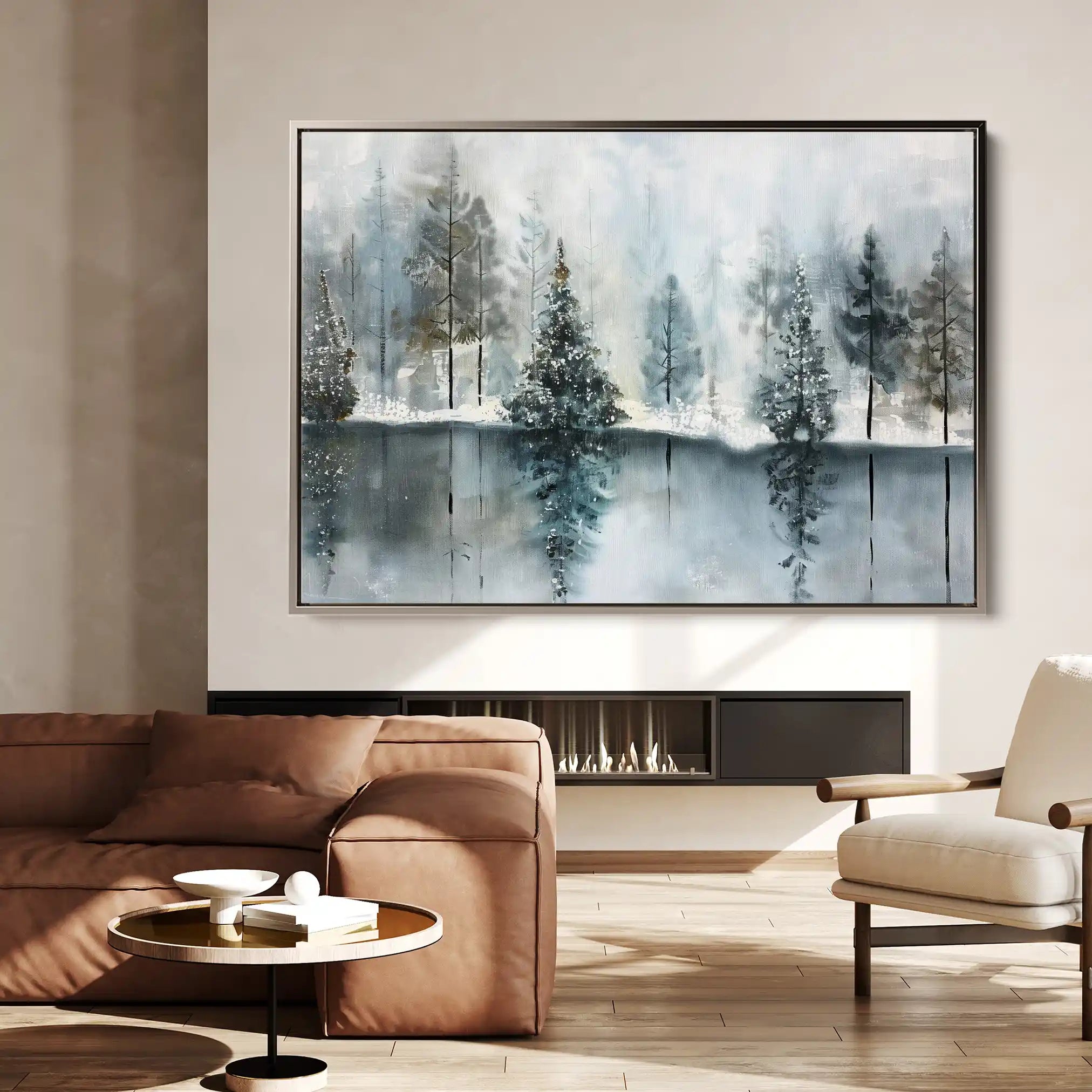 Floral Canvas Wall Art WAD301-F 90 x 60 cm / Stretched on hidden frame