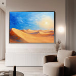 Landscape 301 Canvas Art 90 x 60 cm / Stretched on hidden frame