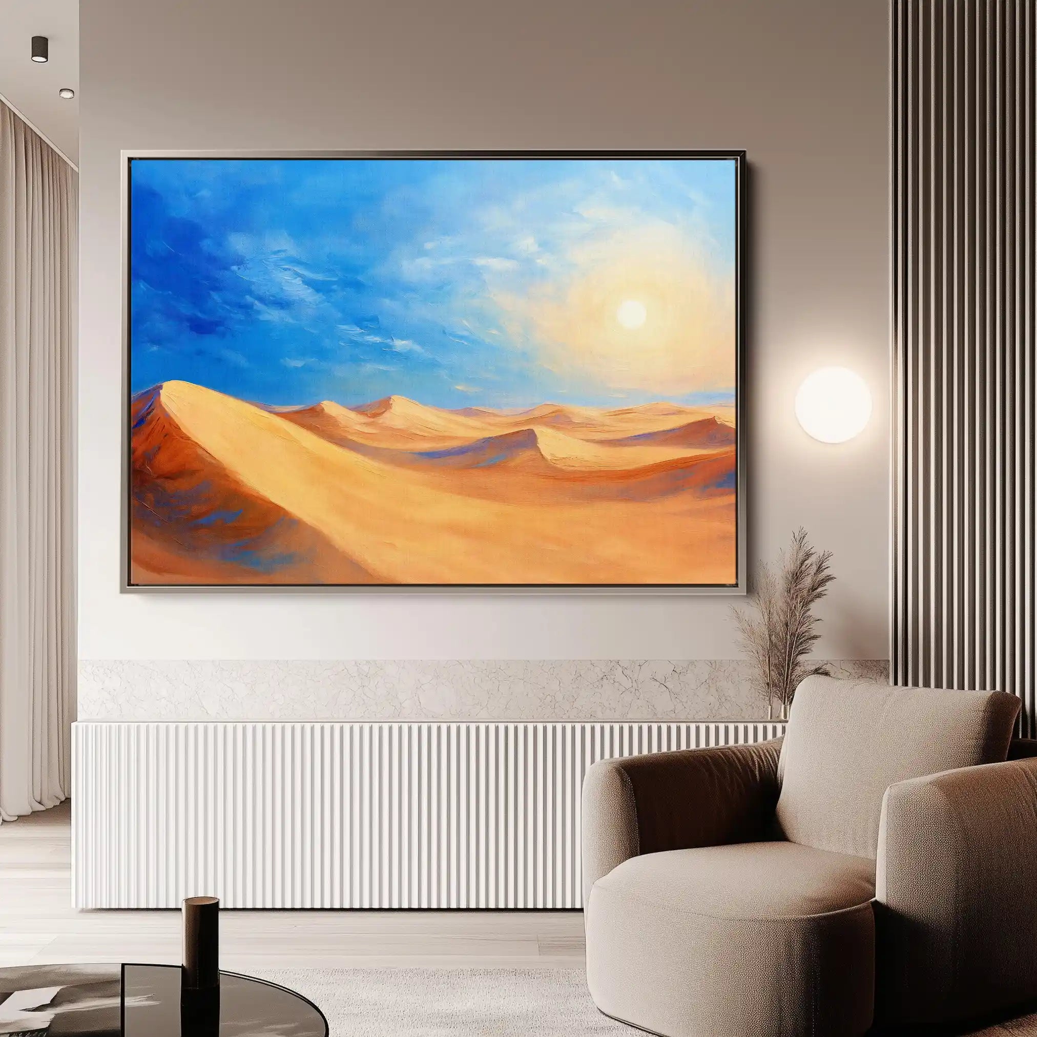Landscape 301 Canvas Art 90 x 60 cm / Stretched on hidden frame