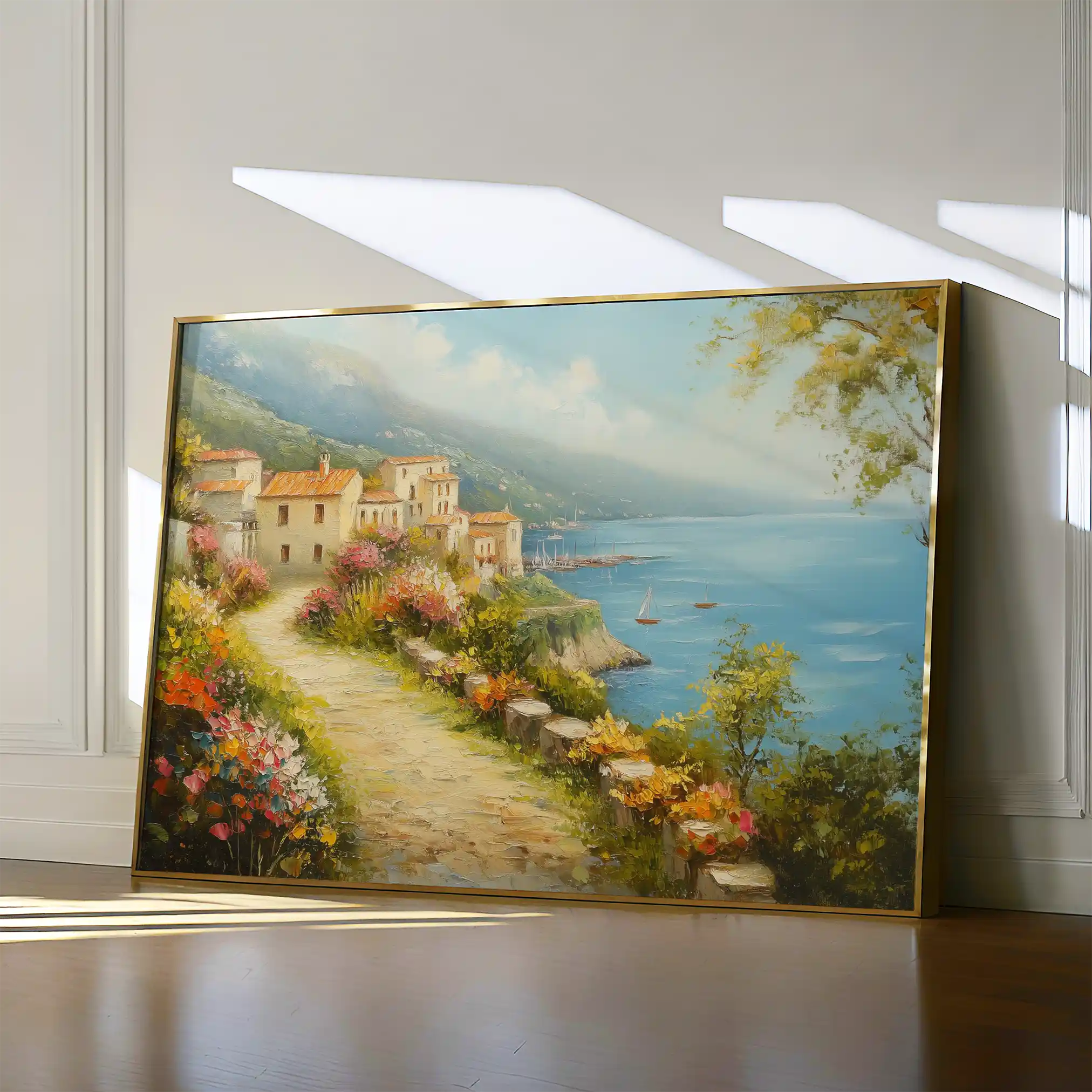 Landscape 302 Canvas Art 90 x 60 cm / Stretched on hidden frame