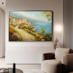 Landscape 302 Canvas Art 90 x 60 cm / Stretched on hidden frame