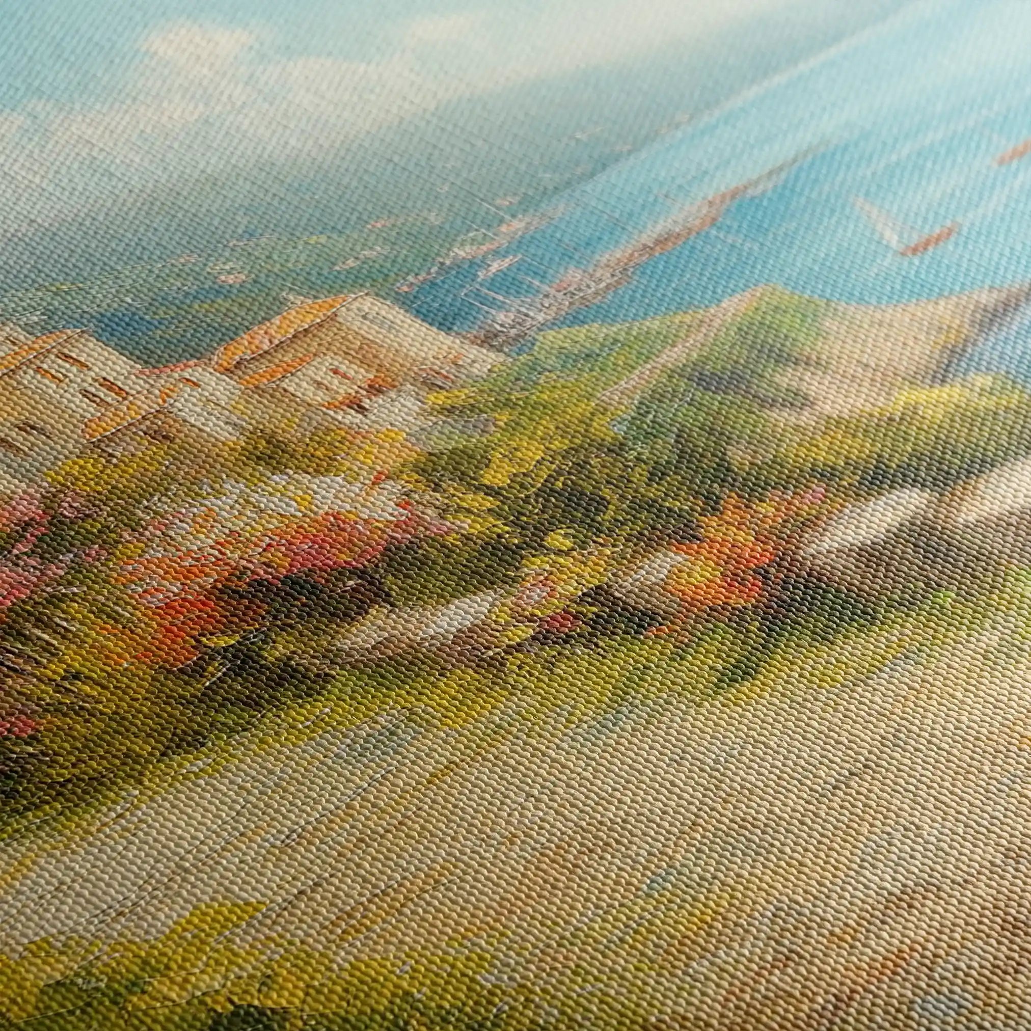 Landscape 302 Canvas Art 90 x 60 cm / Stretched on hidden frame