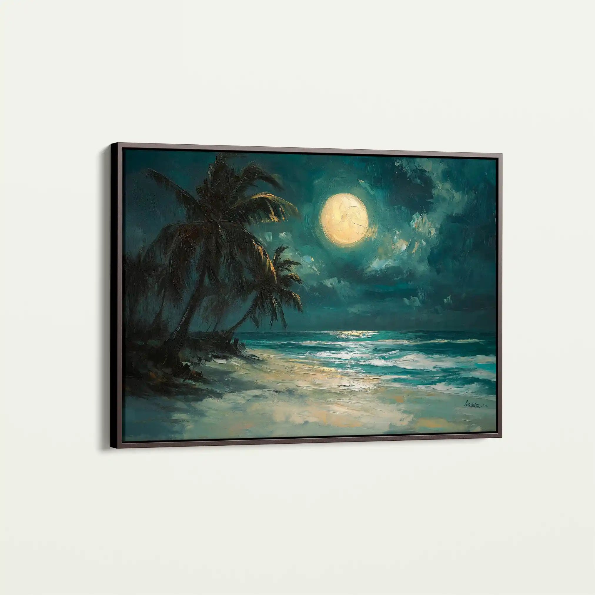 Landscape 303 Canvas Art 90 x 60 cm / Stretched on hidden frame