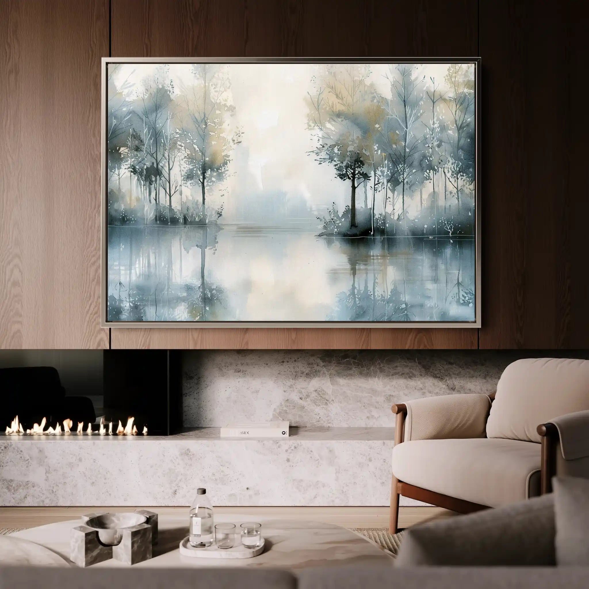 Floral Canvas Wall Art WAD304-F 90 x 60 cm / Stretched on hidden frame