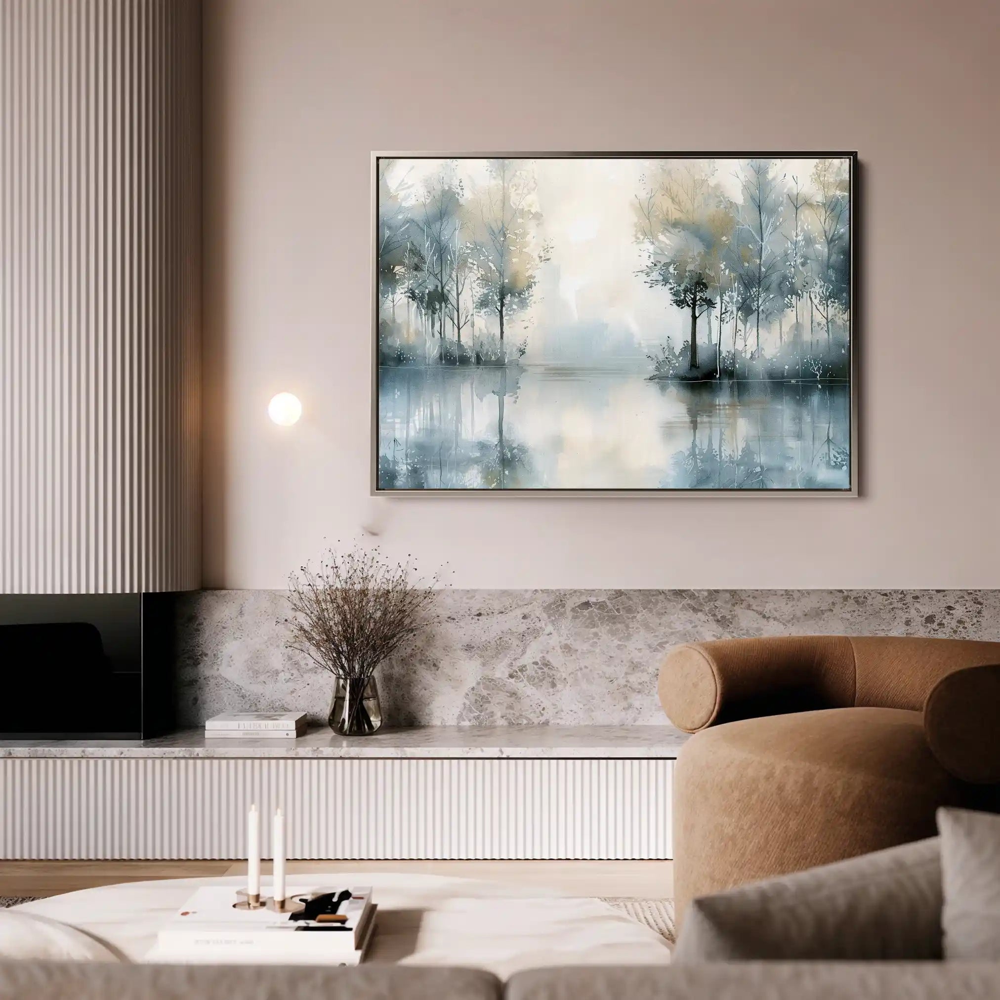 Floral Canvas Wall Art WAD304-F 90 x 60 cm / Stretched on hidden frame