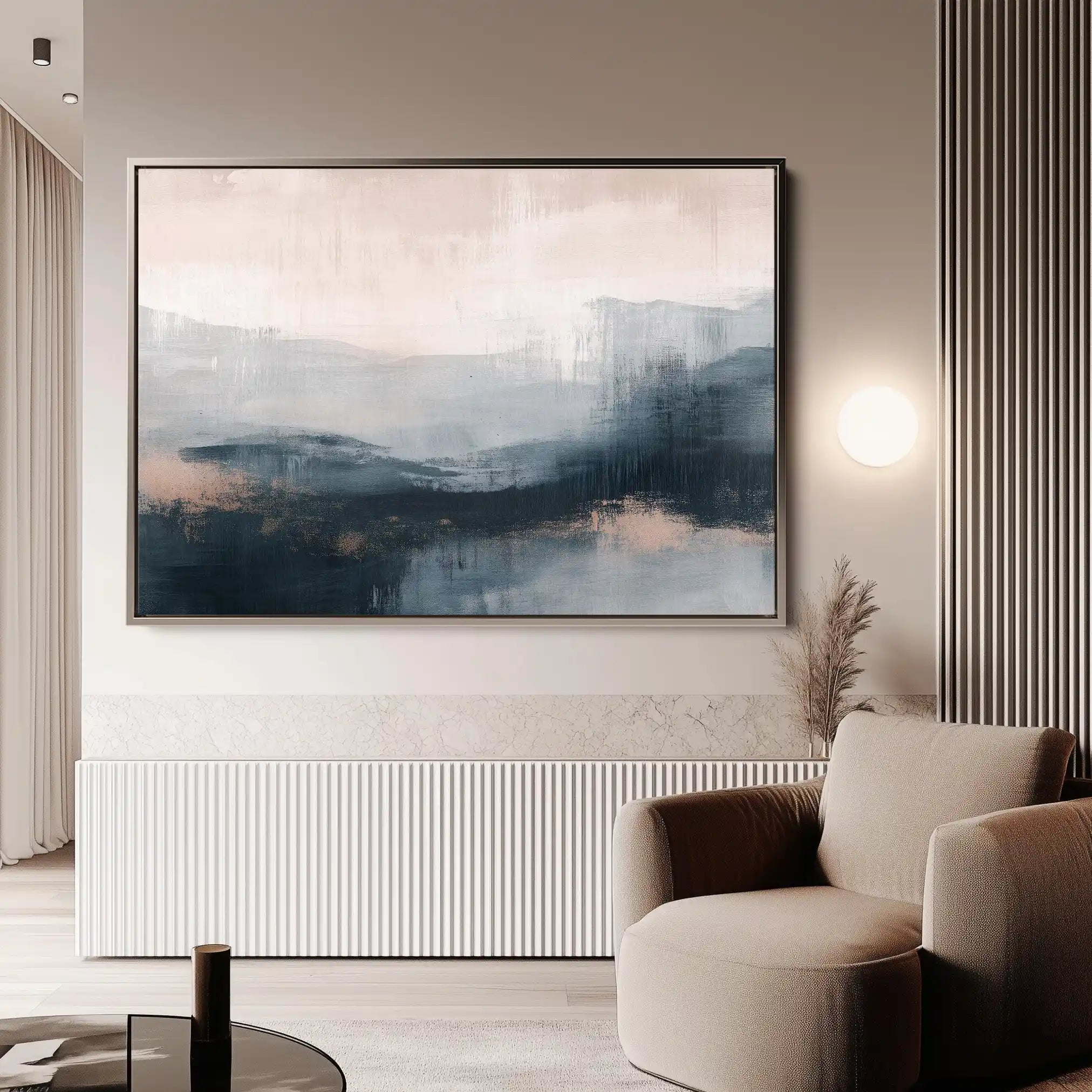 Abstract 305 Canvas Art 60 x 40 cm / Stretched on hidden frame