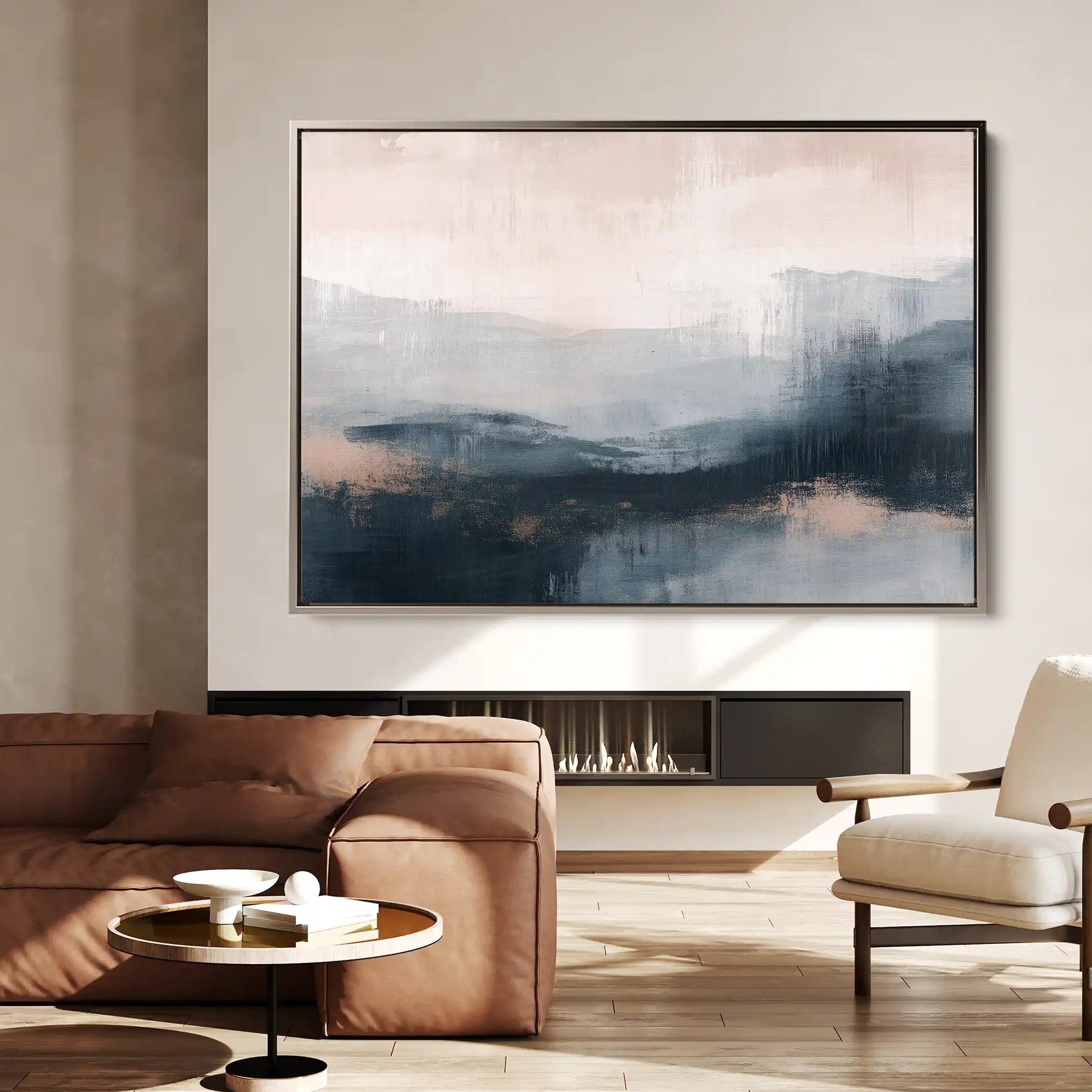 Abstract 305 Canvas Art 60 x 40 cm / Stretched on hidden frame