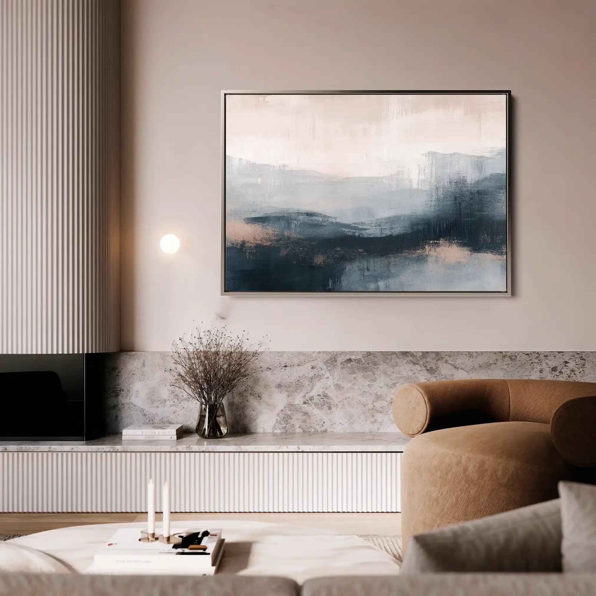 Abstract 305 Canvas Art 60 x 40 cm / Stretched on hidden frame