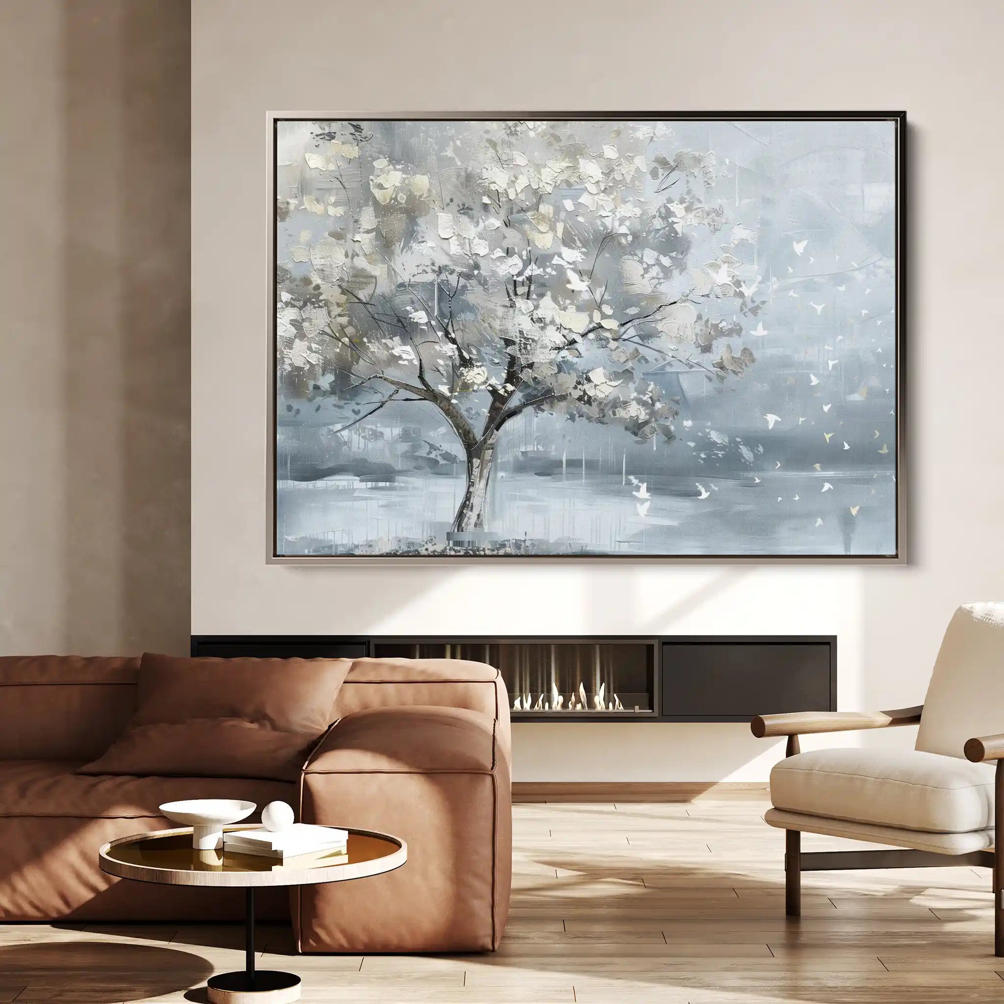 Floral Canvas Wall Art WAD305-F 90 x 60 cm / Stretched on hidden frame