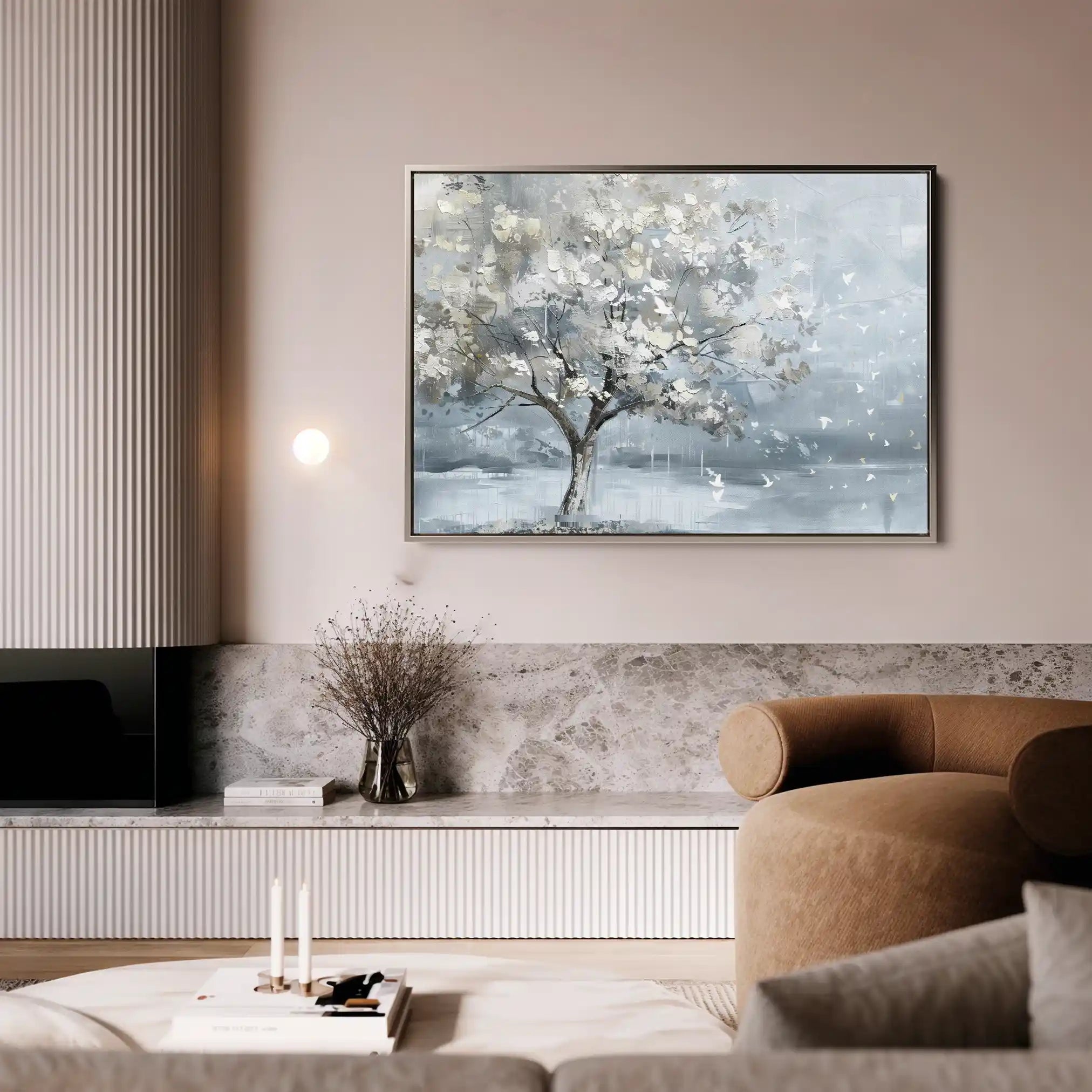 Floral Canvas Wall Art WAD305-F 90 x 60 cm / Stretched on hidden frame