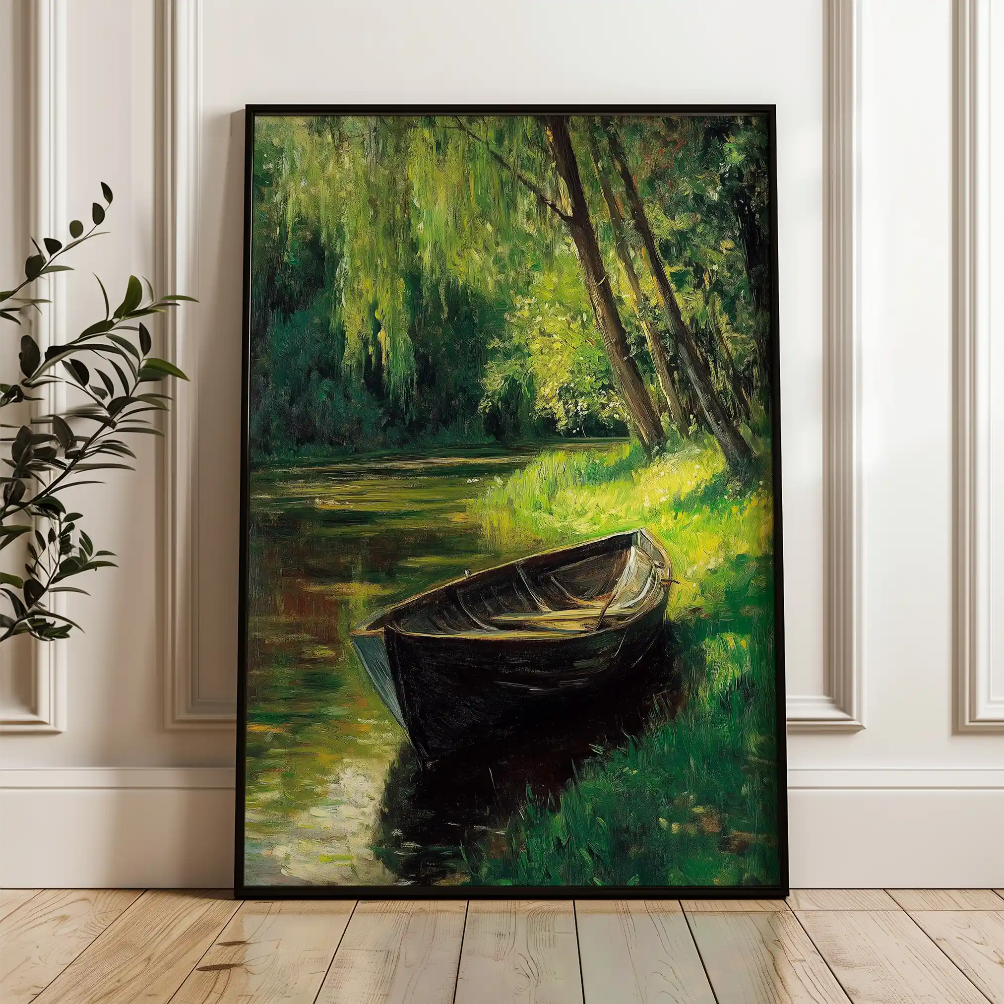 Landscape 307 Canvas Art 90 x 60 cm / Stretched on hidden frame