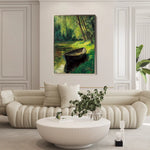 Landscape 307 Canvas Art 90 x 60 cm / Stretched on hidden frame