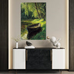 Landscape 307 Canvas Art 90 x 60 cm / Stretched on hidden frame