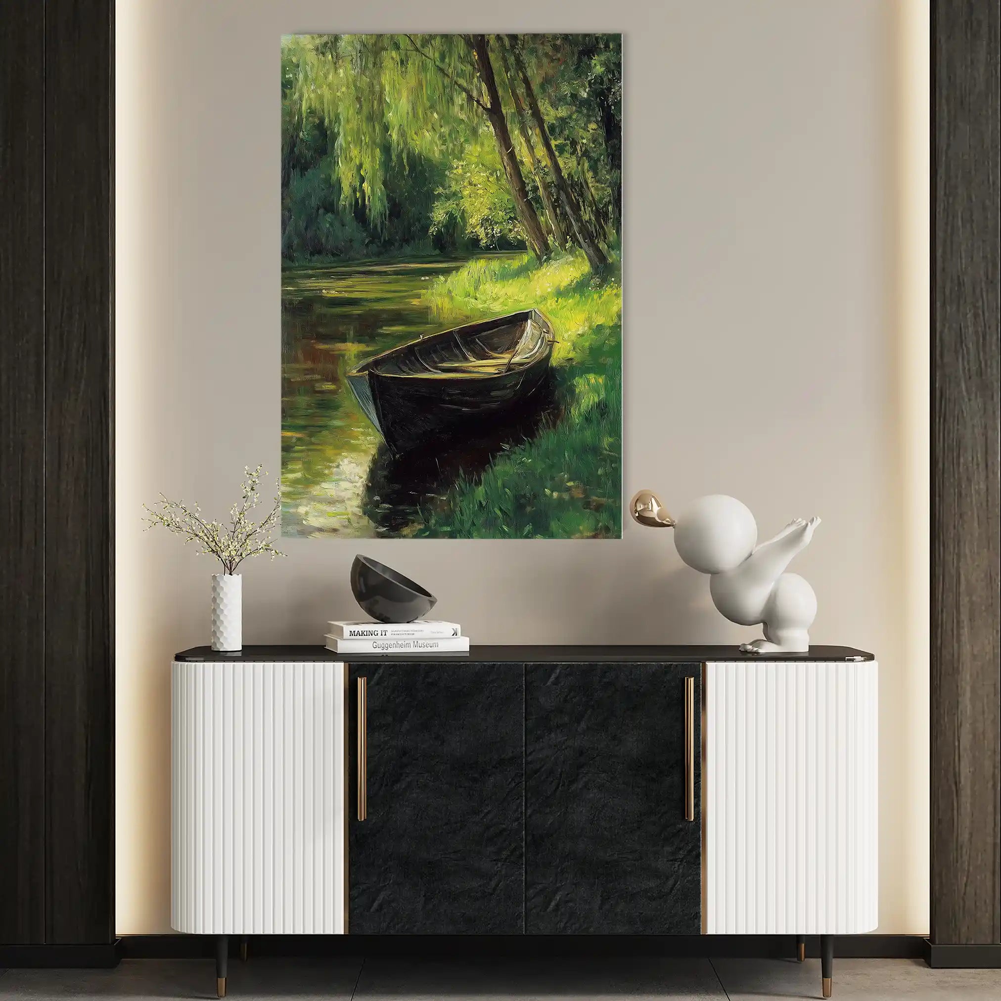 Landscape 307 Canvas Art 90 x 60 cm / Stretched on hidden frame