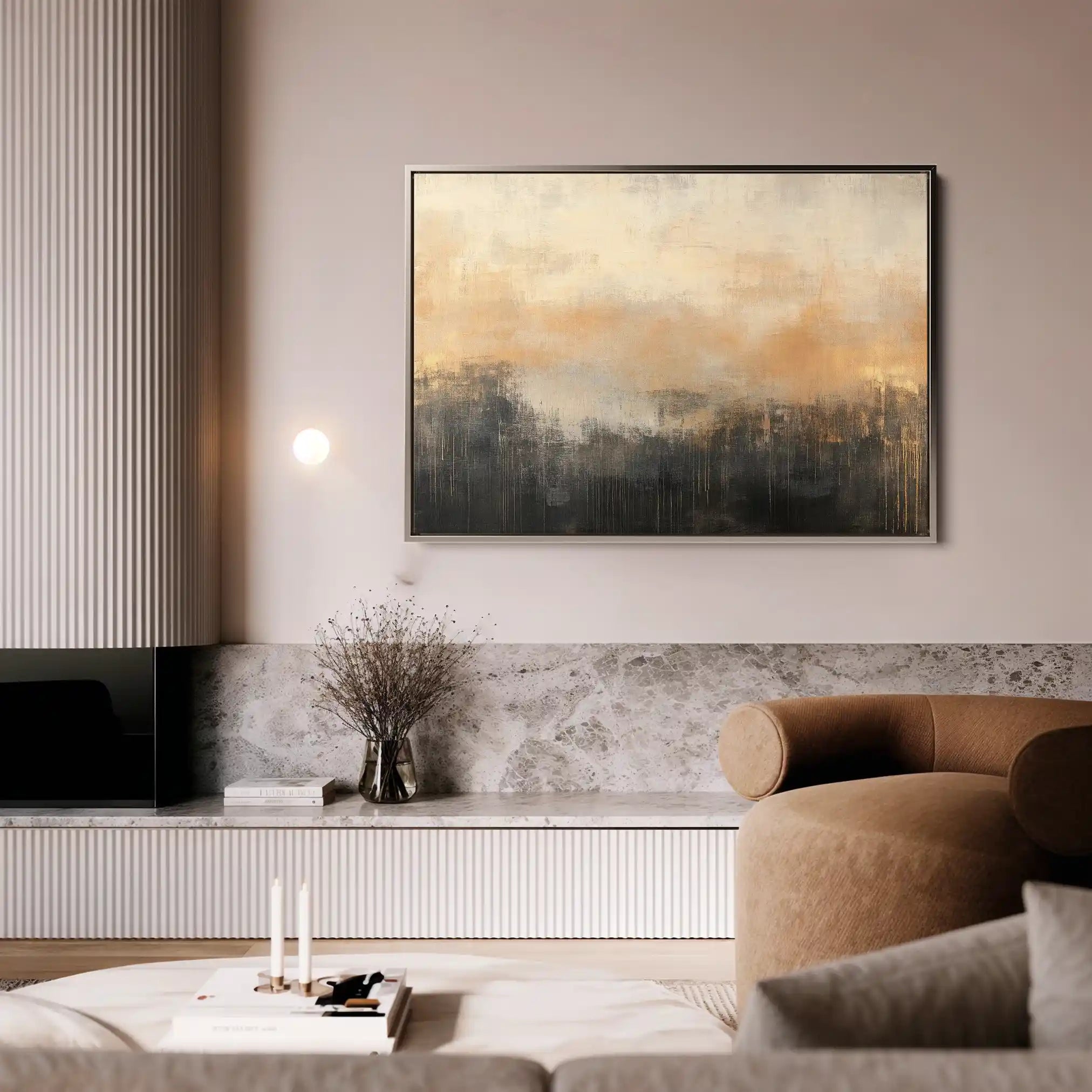 Abstract 309 Canvas Art 60 x 40 cm / Stretched on hidden frame