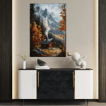 Landscape 309 Canvas Art 90 x 60 cm / Stretched on hidden frame