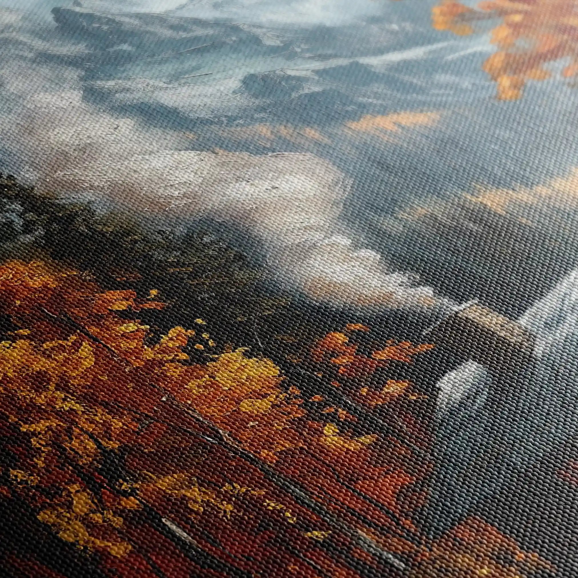 Landscape 309 Canvas Art 90 x 60 cm / Stretched on hidden frame