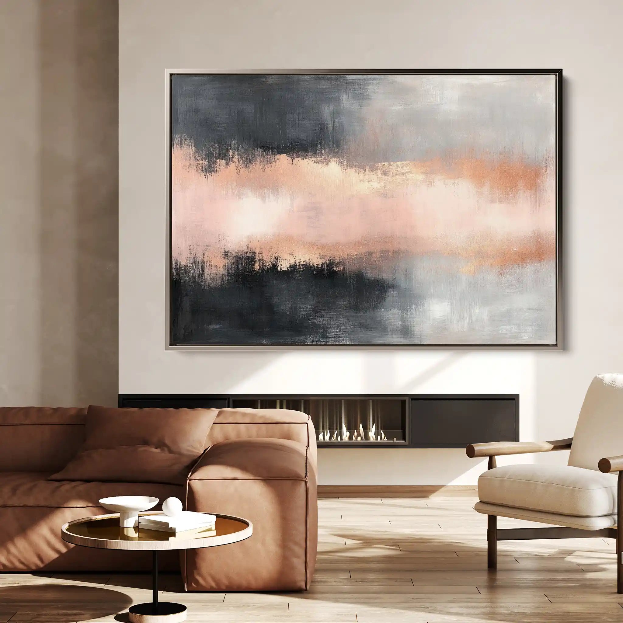 Abstract 311 Canvas Art 60 x 40 cm / Stretched on hidden frame